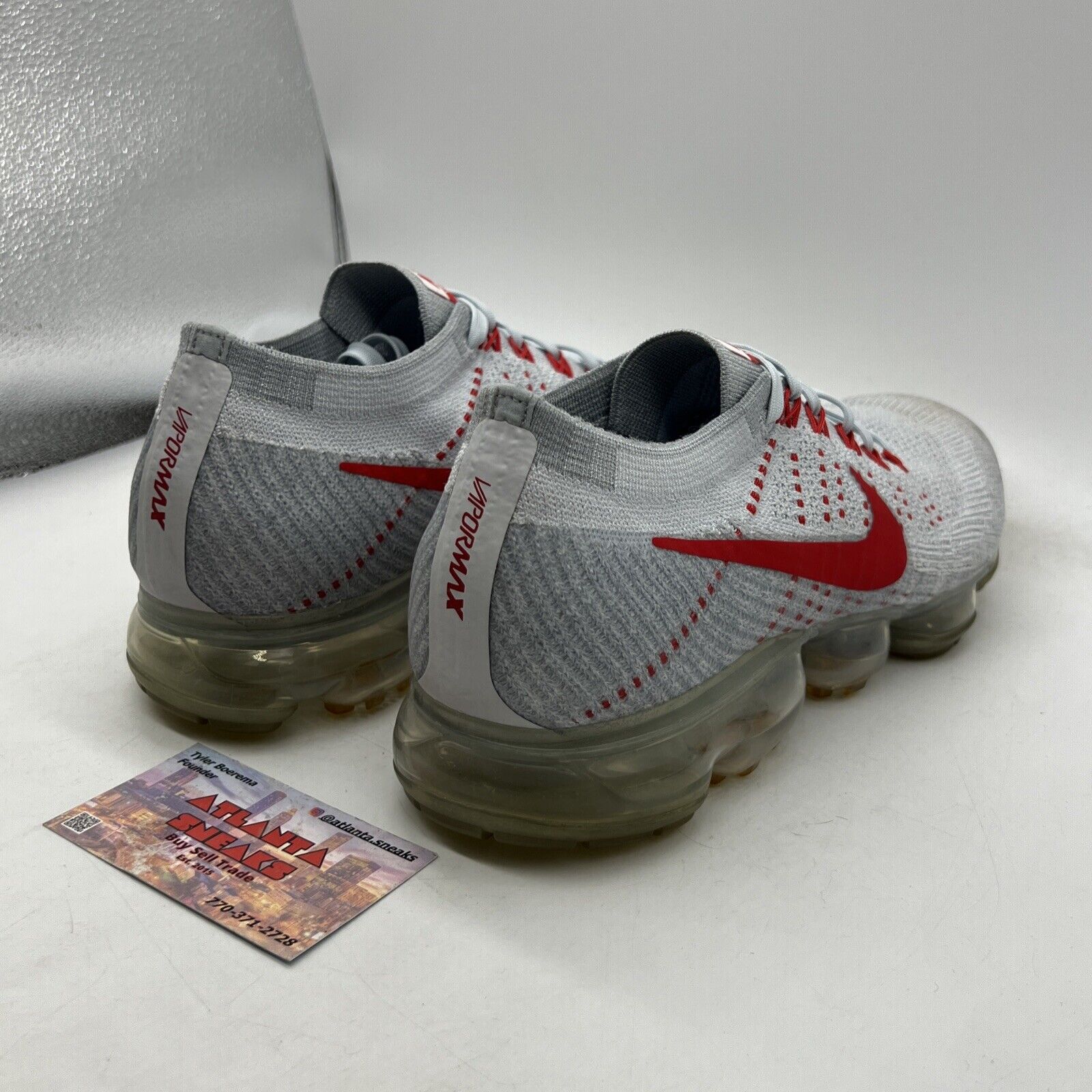 Size 11 - Nike Air VaporMax OG - Grey Red (849558-006)