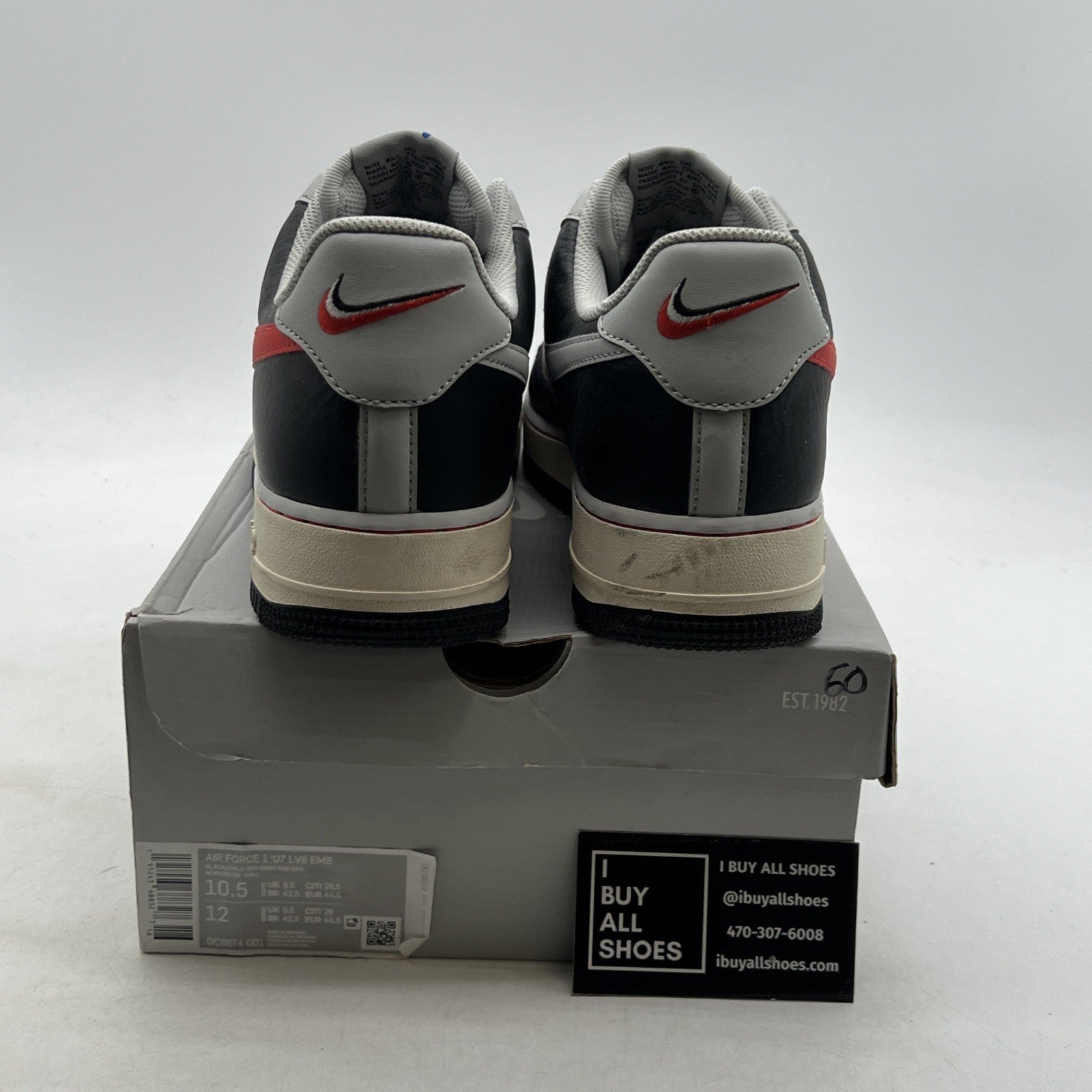 Size 10.5 - Nike Air Force 1 Shoes NBA '75th Anniversary '07 LV8 (DC8874-001)