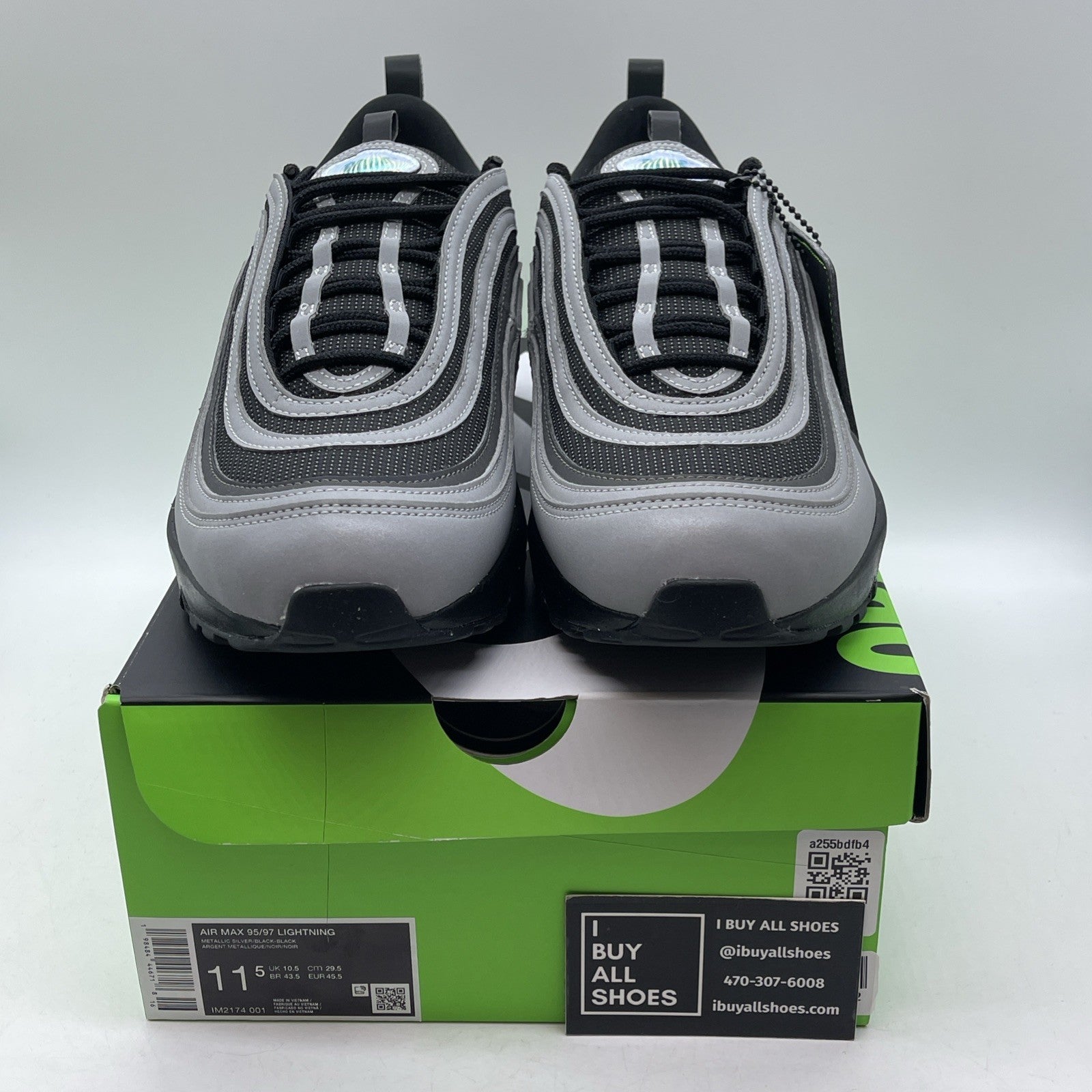 Size 11.5 - Nike Air Max 95/97 PE University of Oregon Lightning (IM2174-001)