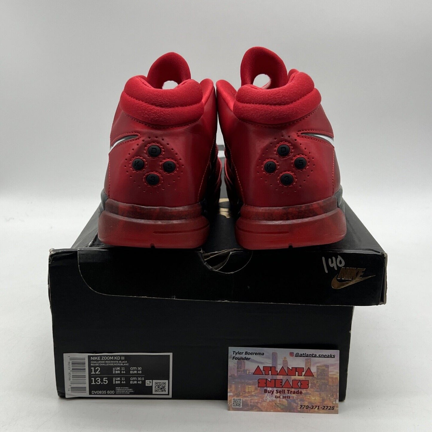 Size 12 - Nike KD 3 Red (DV0835-600)