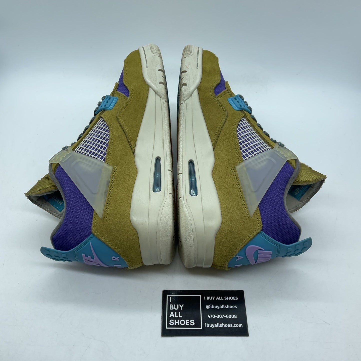 Size 10 - Jordan 4 Retro SP x Union 30th Anniversary Green Suede (DJ5718-300)