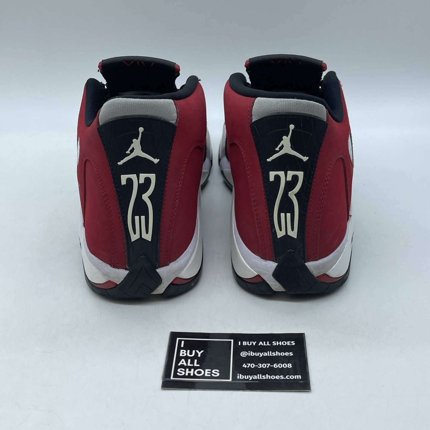Size 10 - Air Jordan 14 Retro Gym Red Black Suede Leather (487471-006)