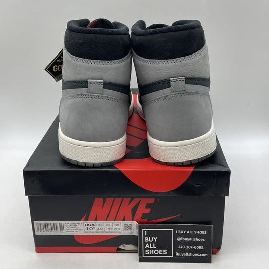 Size 10.5 - Air Jordan 1 Element GORE-TEX High Black Particle Grey (DB2889-001)