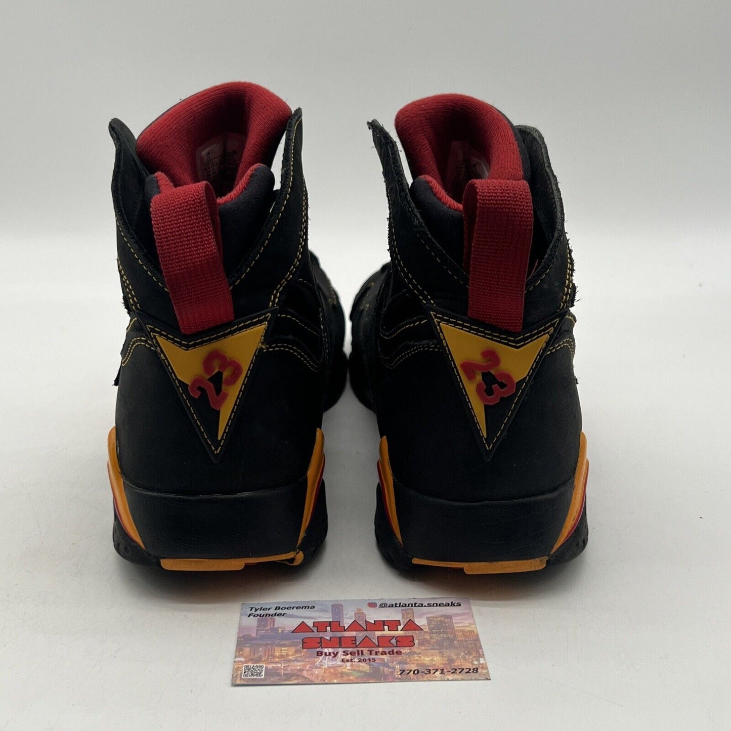 Size 13 - Jordan 7 Retro Citrus Black Yelllow Red Suede (CU9307-081)