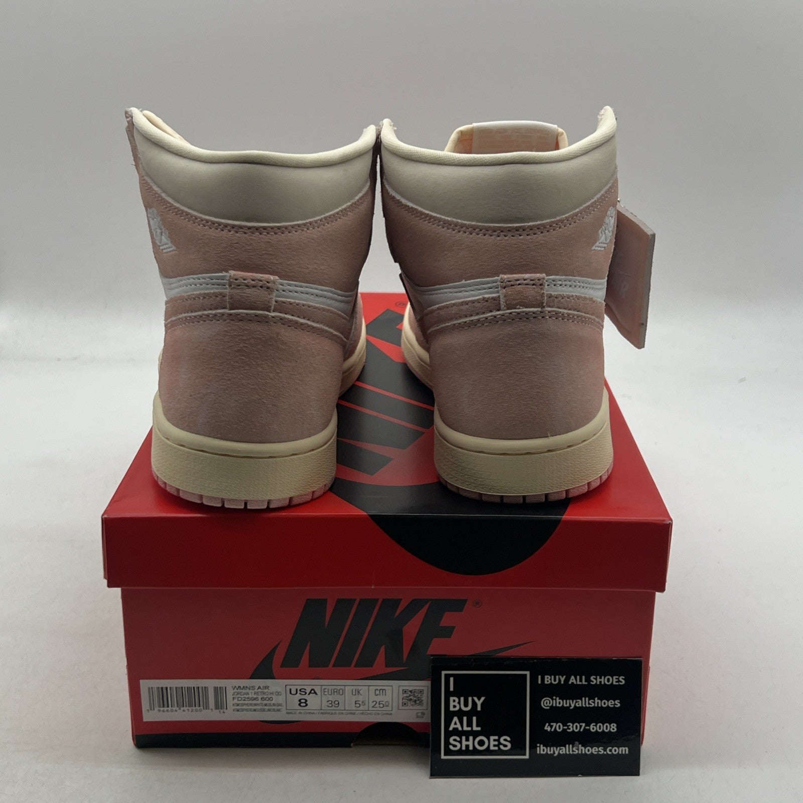 Size 8 - Air Jordan 1 Retro OG High Washed Pink W (FD2596-600)