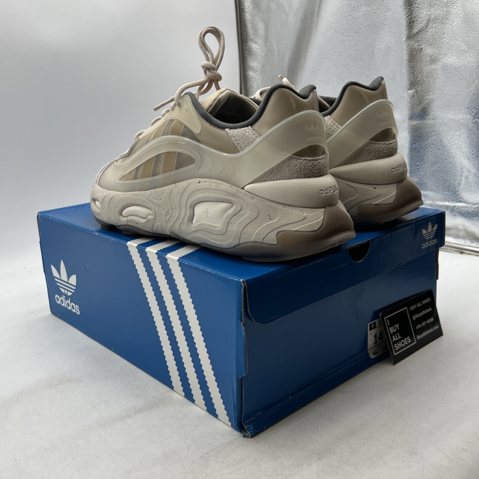 Size 14 - Adidas Oznova Bliss Magic Beige (HQ9827)