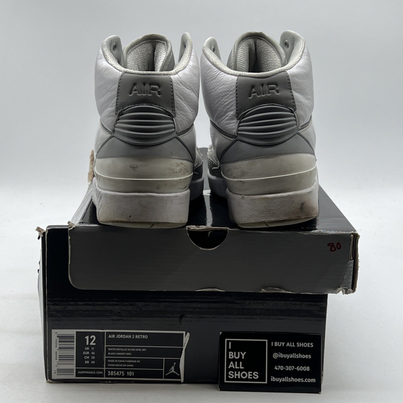 Size 12 - Air Jordan 2 Retro 25th Anniversary (385475-101)