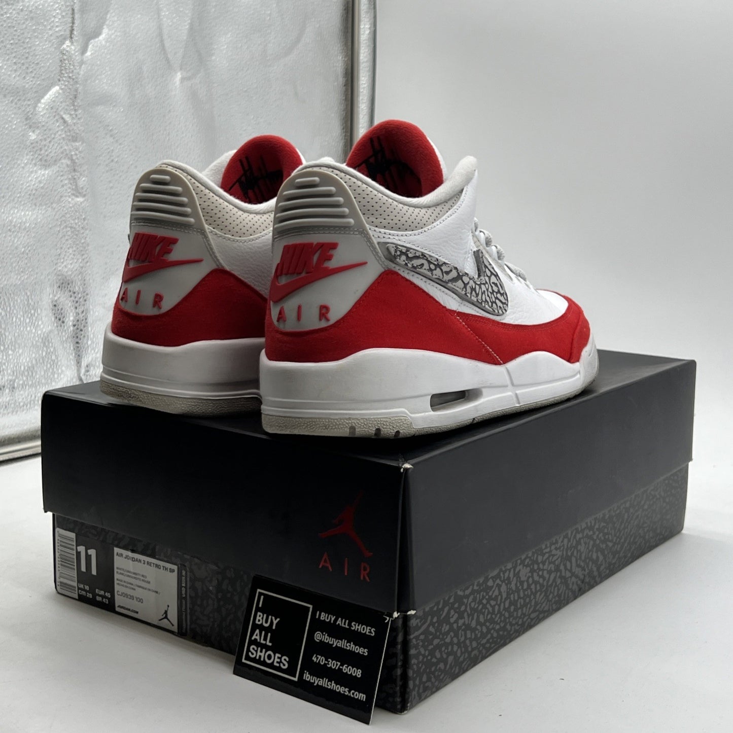 Size 11 - Air Jordan 3 Retro Tinker Air Max 1 2019 (CJ0939-100)