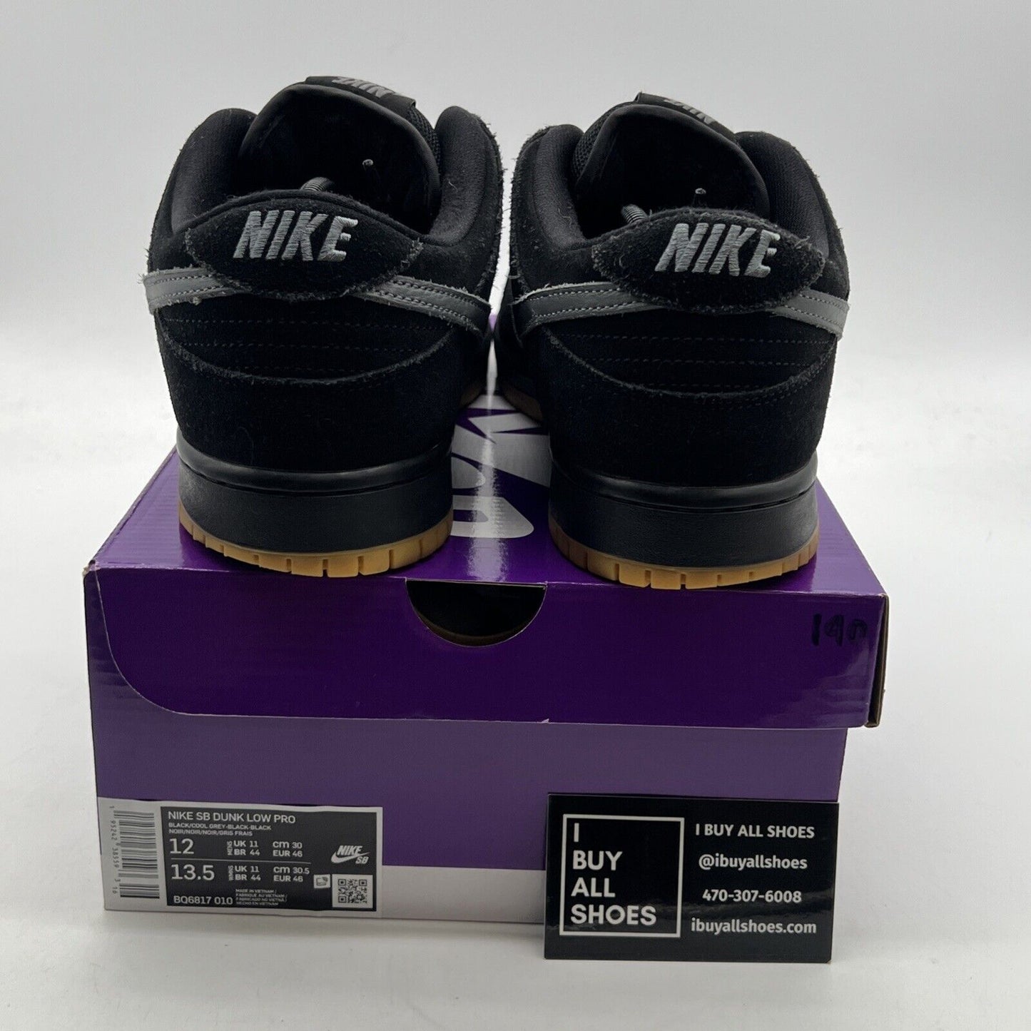 Size 12 - Nike SB Dunk Low Pro Fog (BQ6817-010)