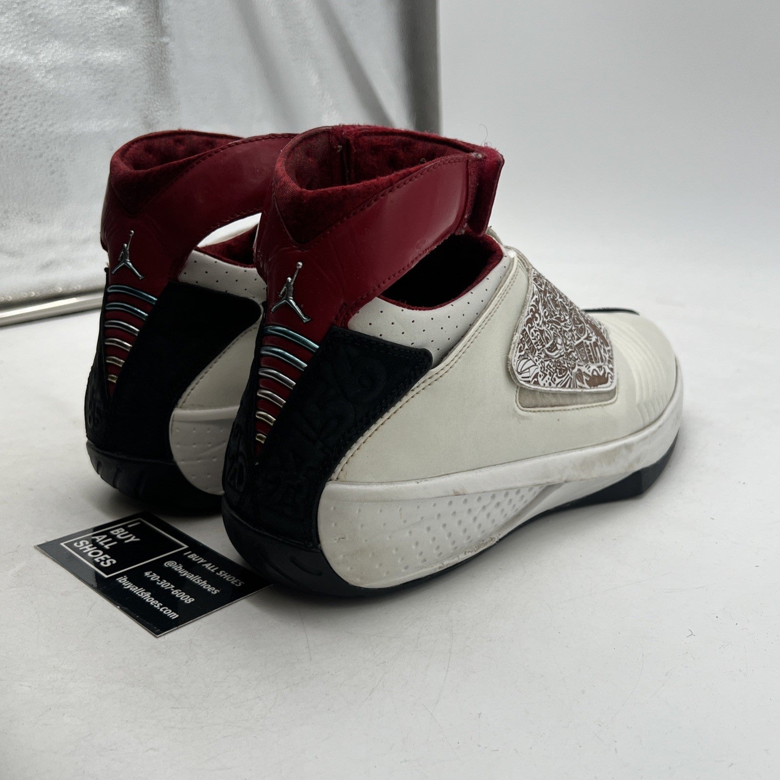 Size 9.5 - Air Jordan 20 OG White Varsity Red (310455-161)