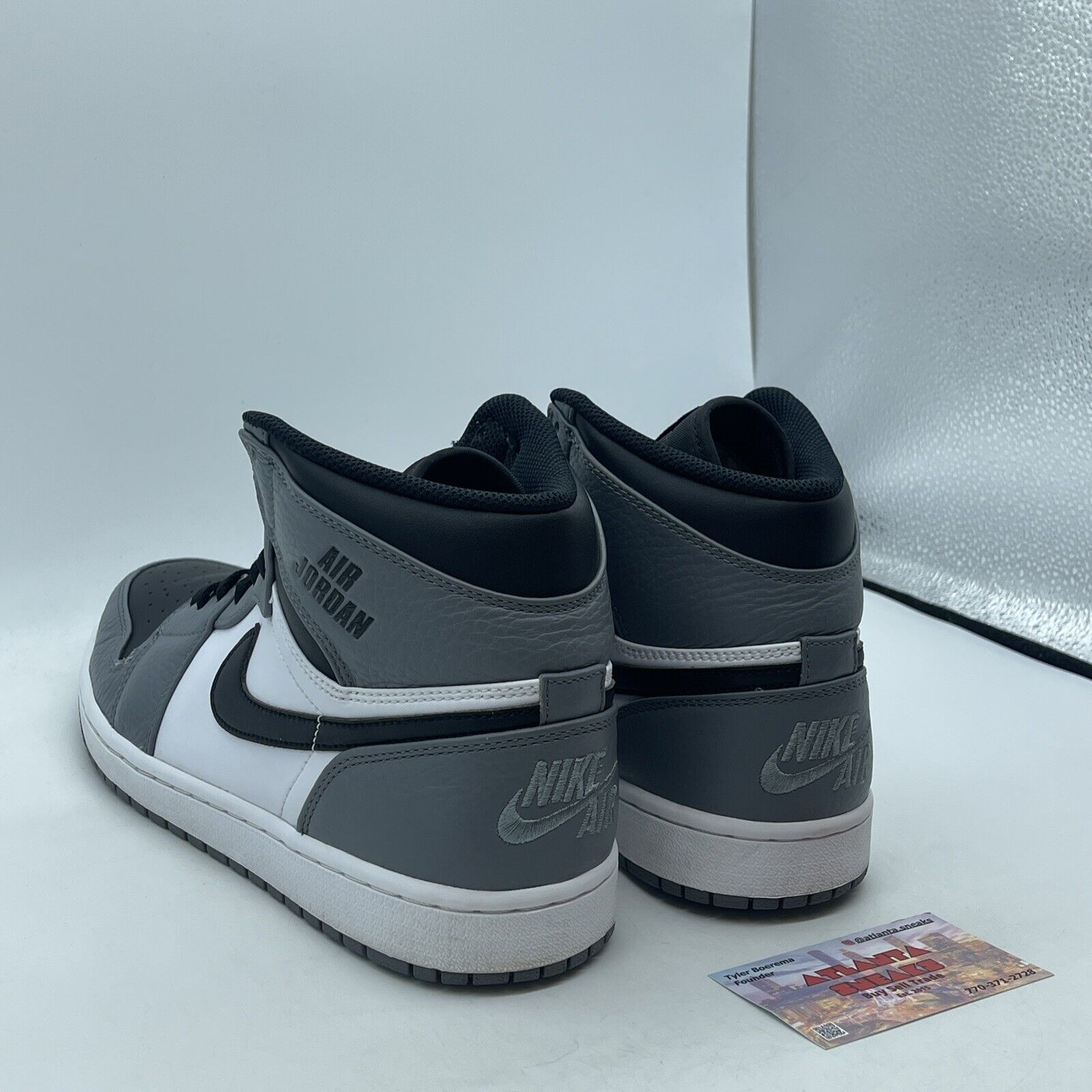 Size 10 - Air Jordan 1 Rare Air Cool Grey White Black (332550-024)