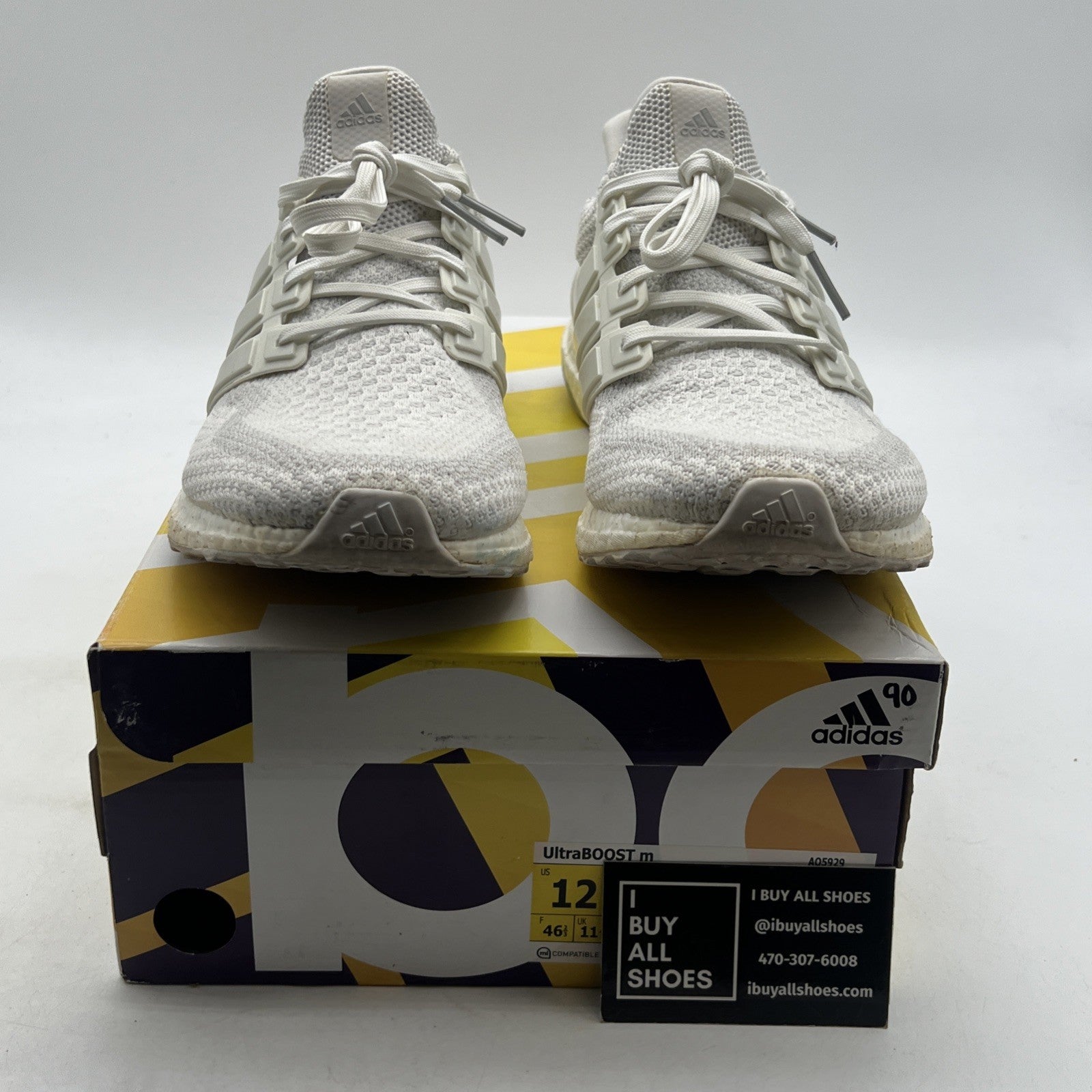 Size 12 - adidas UltraBoost 2.0 Triple White (AQ5929)