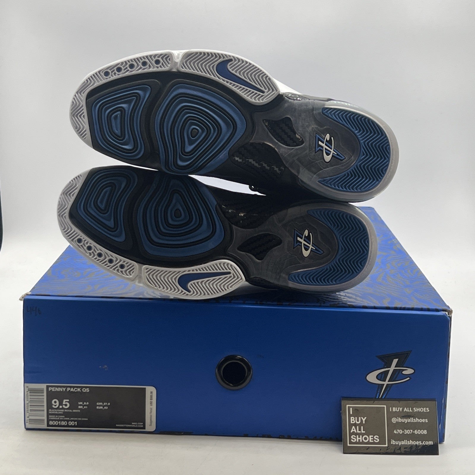 Size 9.5 - Nike Air Penny QS Sharpie Pack (800180-001)