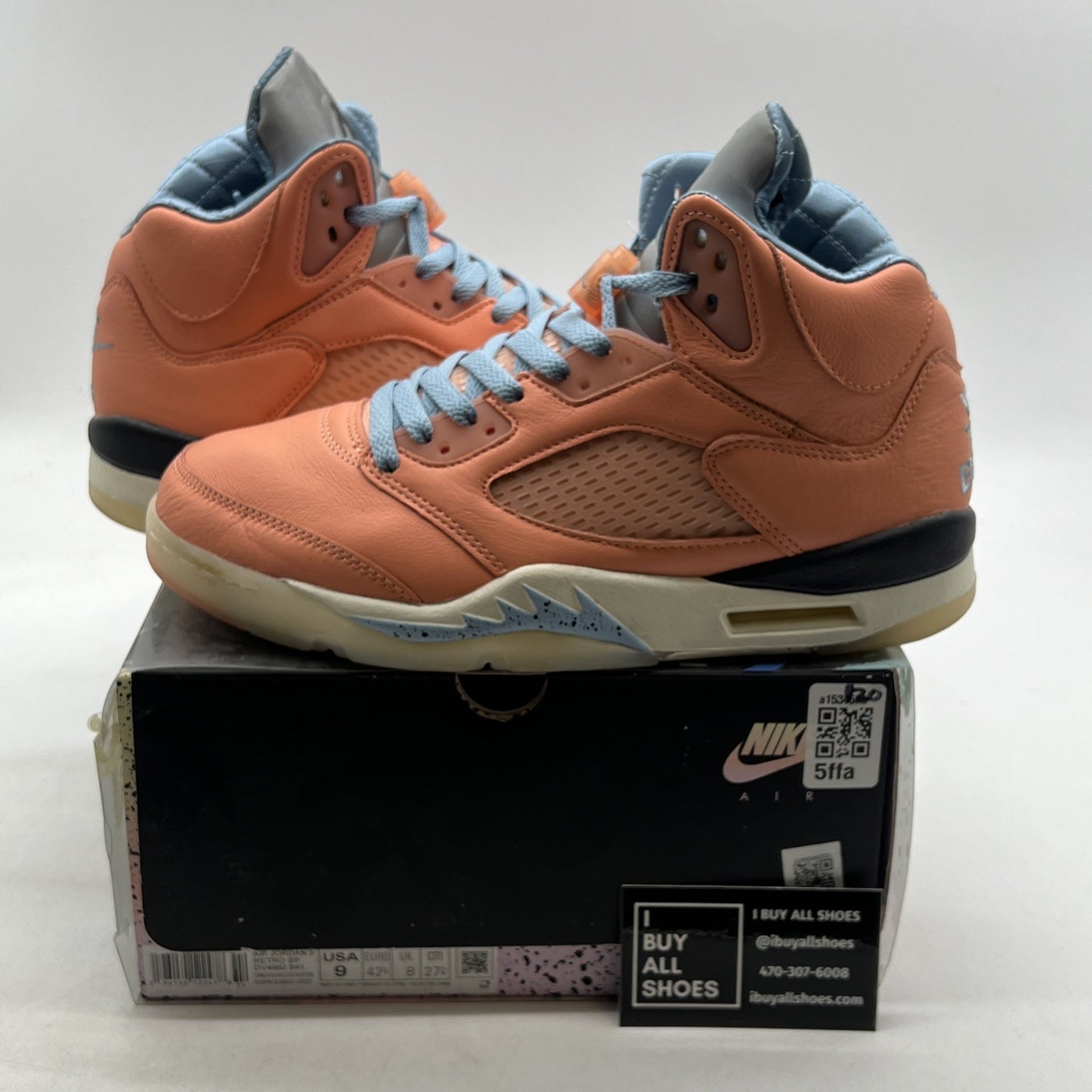 Size 9 - Jordan 5 Retro x DJ Khaled Mid We The Best - Crimson Bliss (DV4982-641)