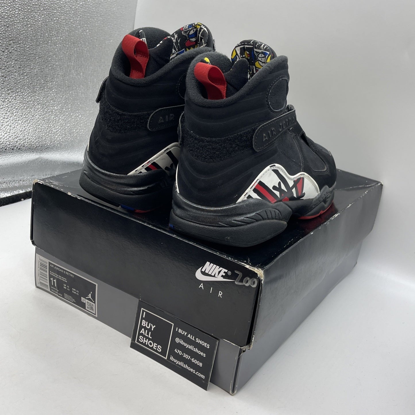 Size 11 - Air Jordan 8 Retro Mid Playoff (305381-062 305381-062)