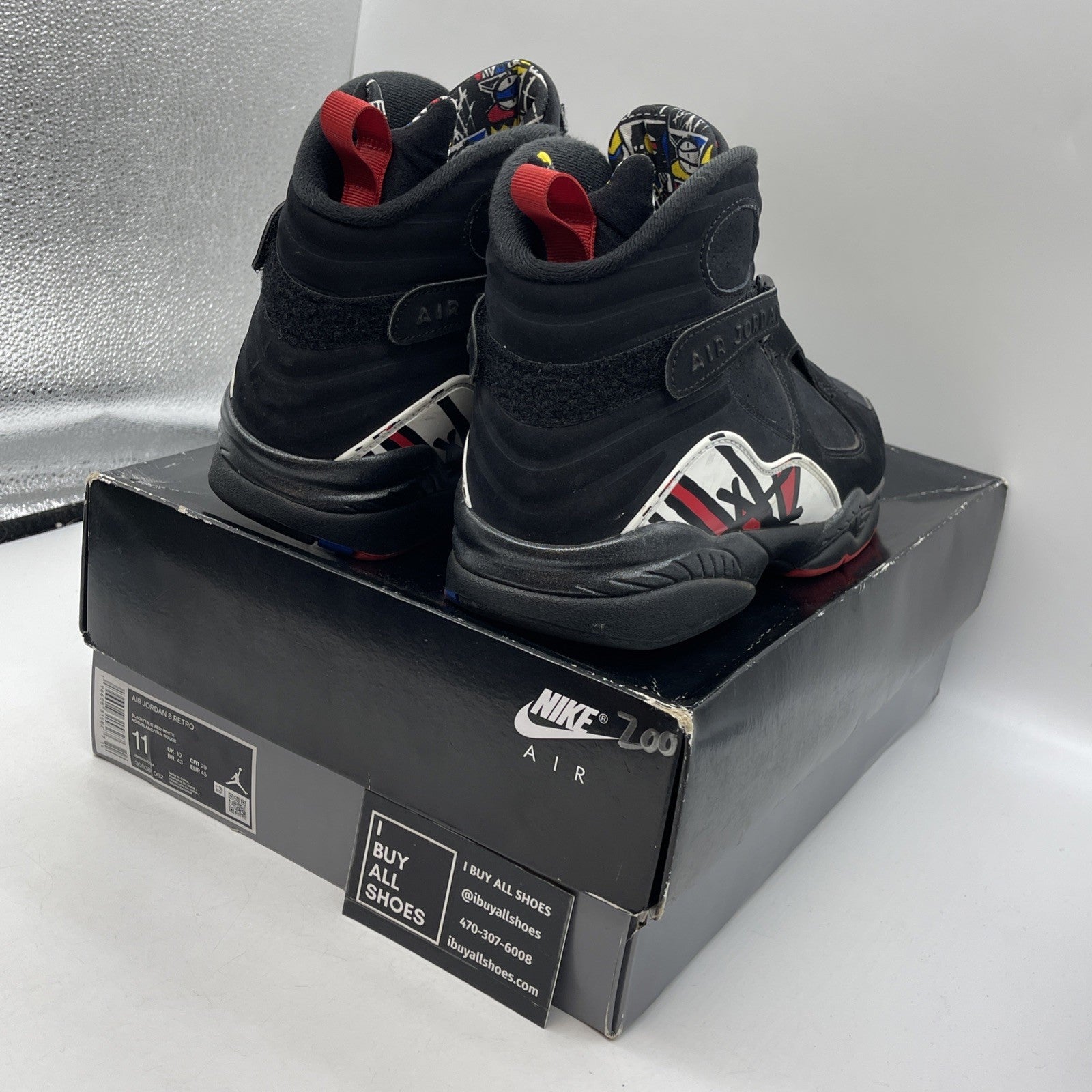 Size 11 - Air Jordan 8 Retro Mid Playoff (305381-062 305381-062)