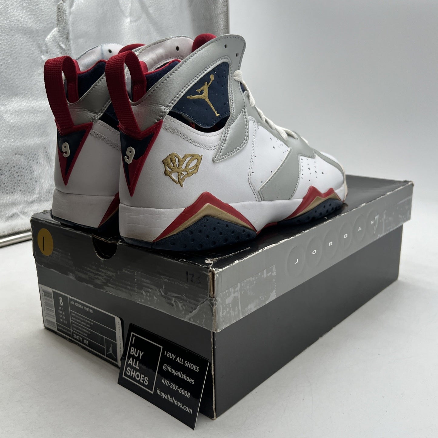 Size 8 - Air Jordan 7 Retro For The Love Of The Game (304775-103)