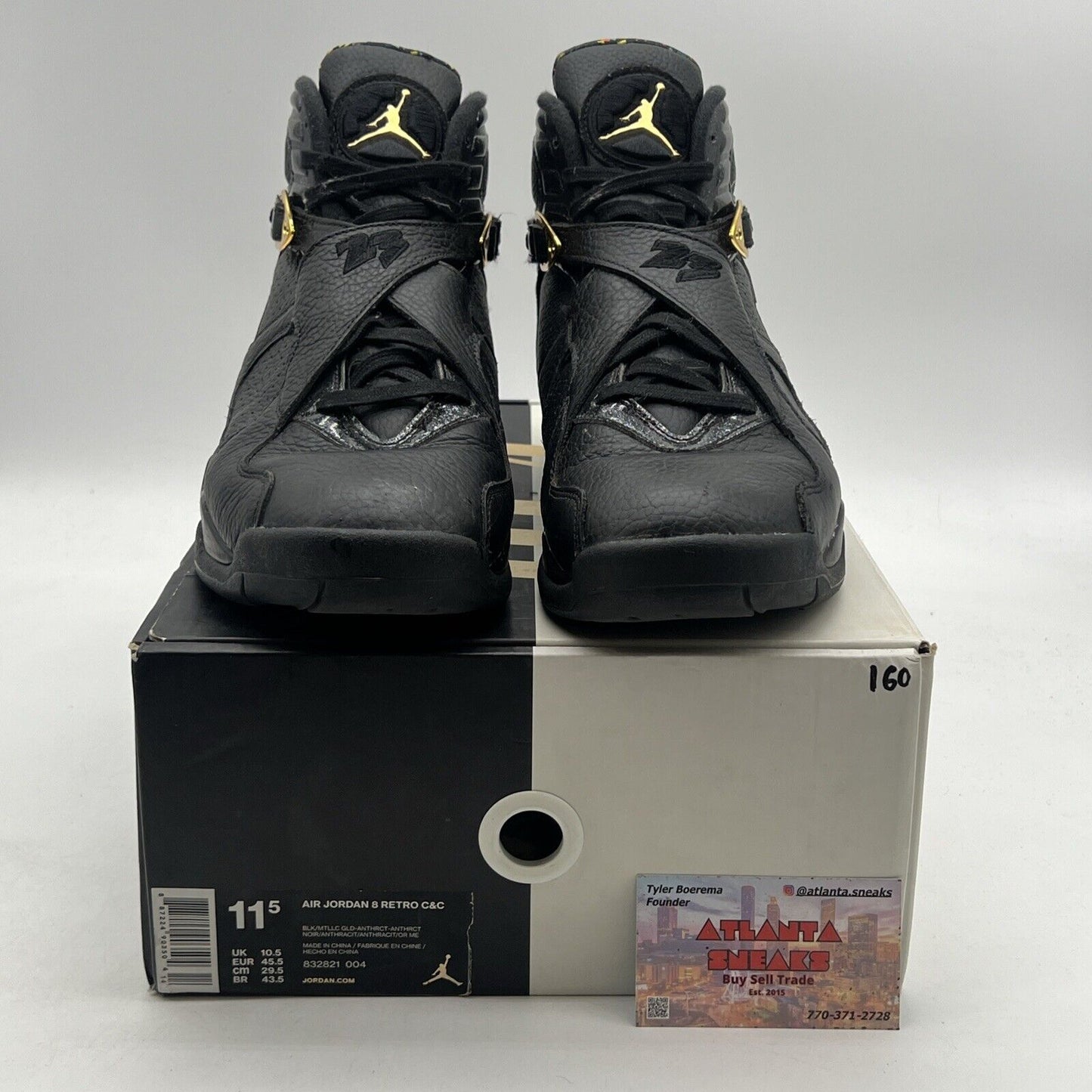 Size 11.5 - Air Jordan 8 Retro C&C Confetti (832821-004)