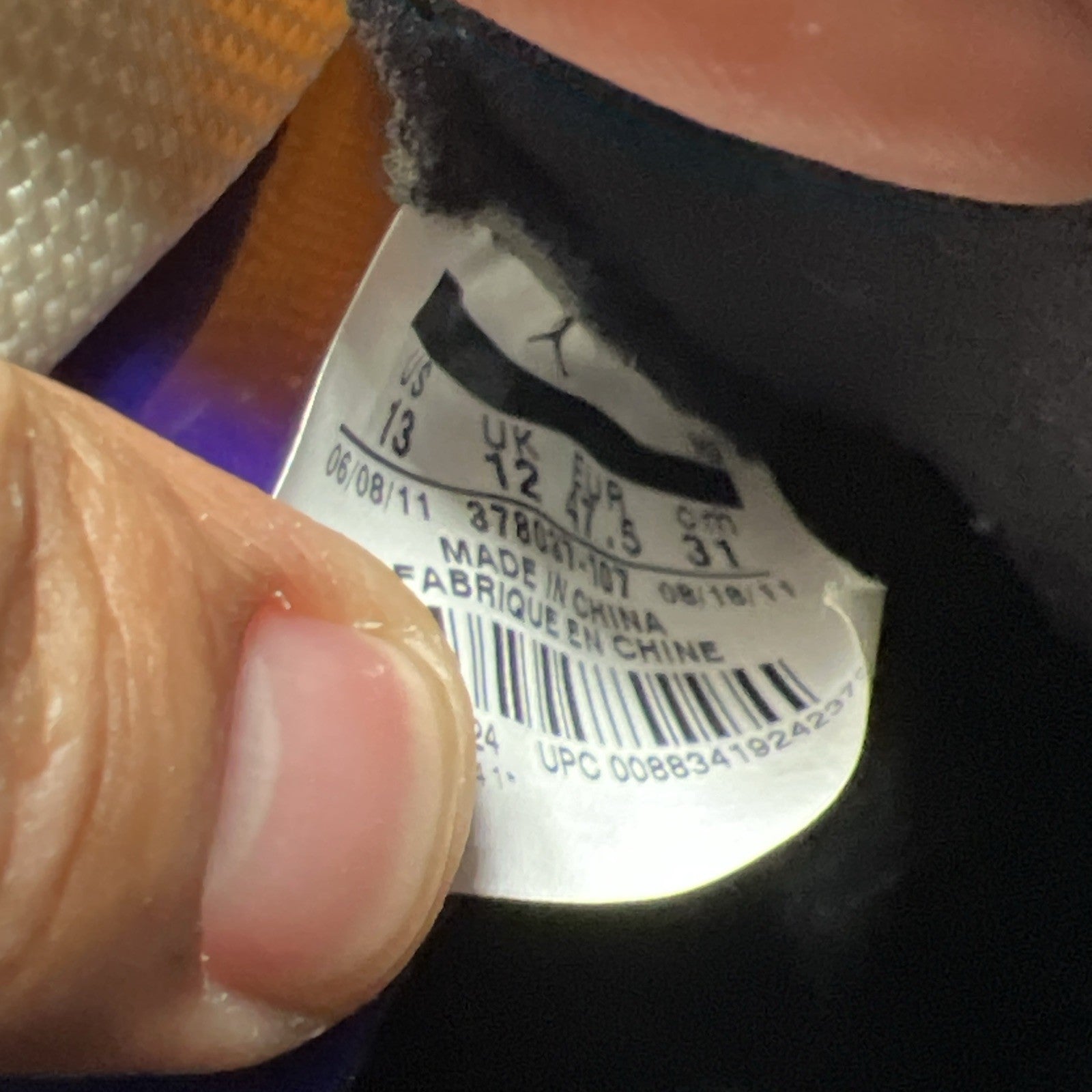 Size 13 - Air Jordan 11 Retro Concord 2011 (378037-107)