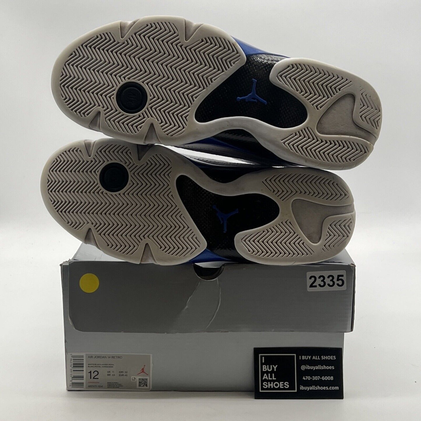 Size 12 - Air Jordan 14 Retro Hyper Royal (487471-104)
