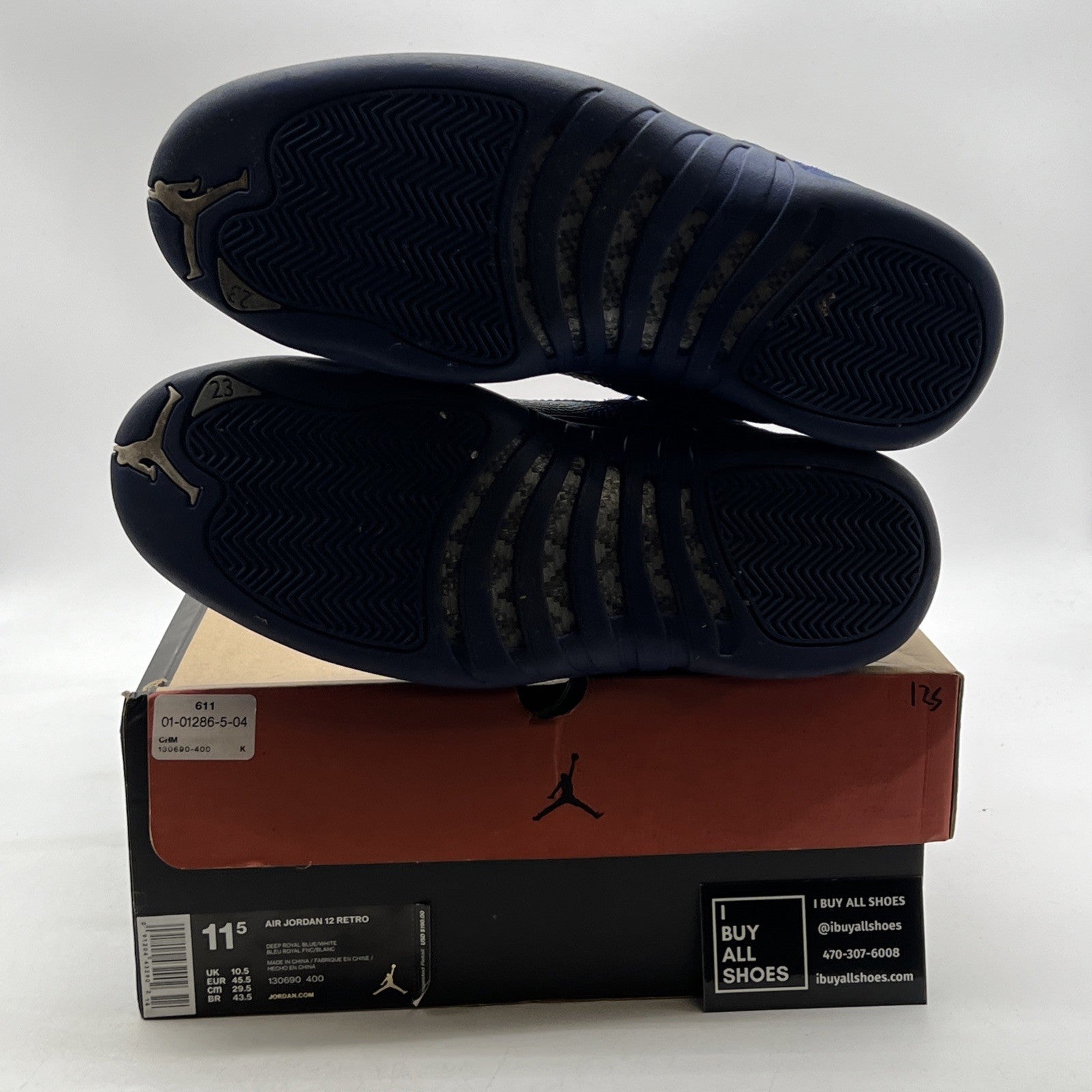 Size 11.5 - Air Jordan 12 Retro Deep Royal (130690-400)