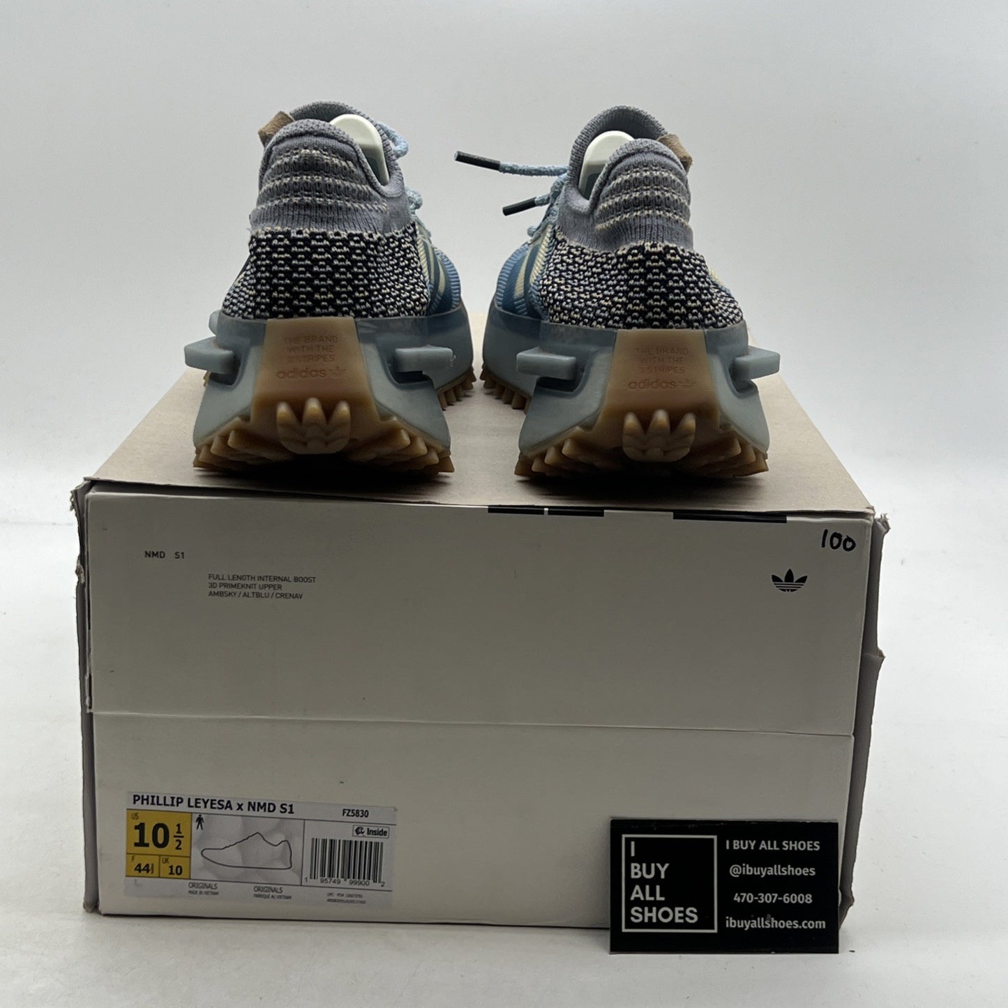 Size 10.5 - Adidas Philllllthy x NMD_S1 Ambient Sky (FZ5830)