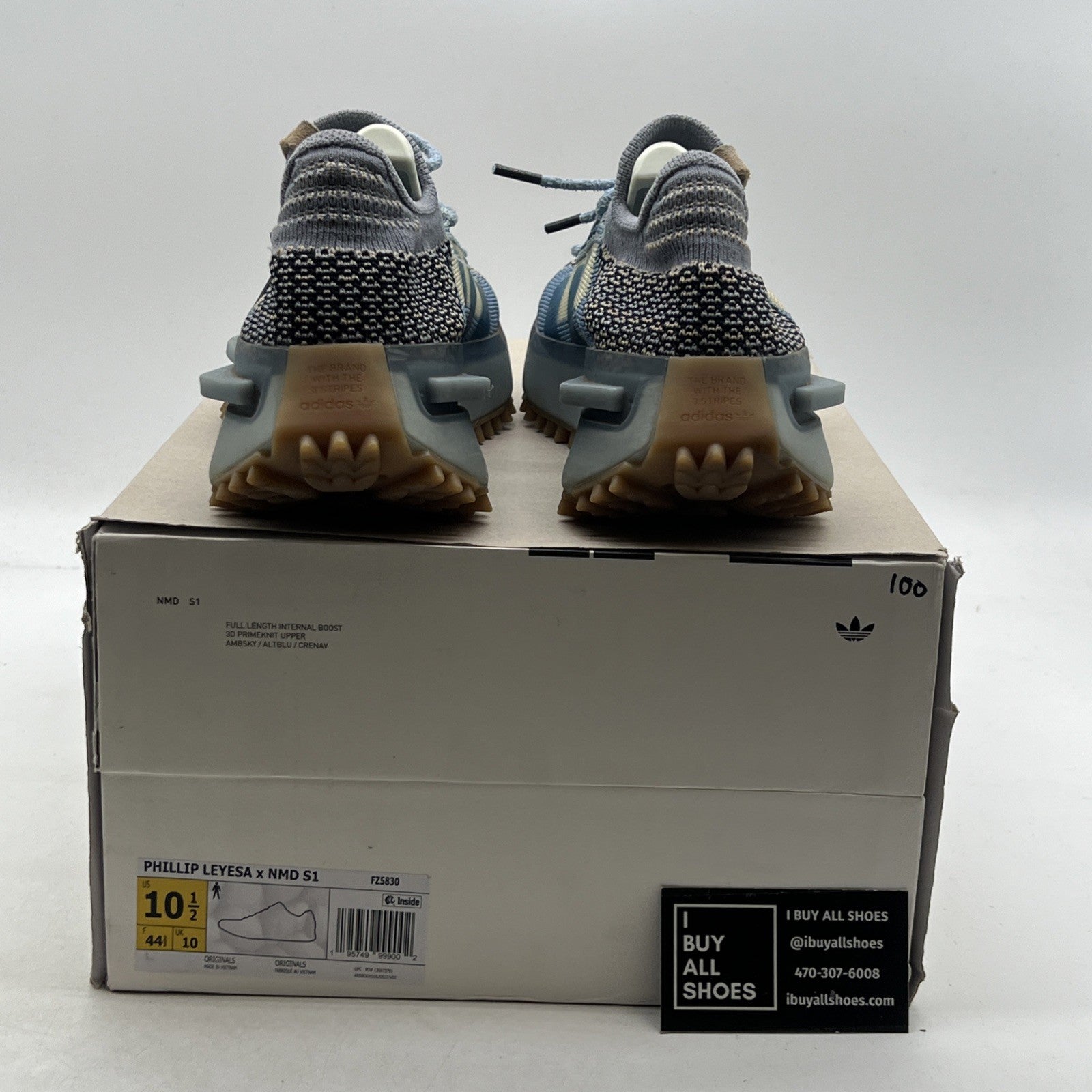 Size 10.5 - Adidas Philllllthy x NMD_S1 Ambient Sky (FZ5830)
