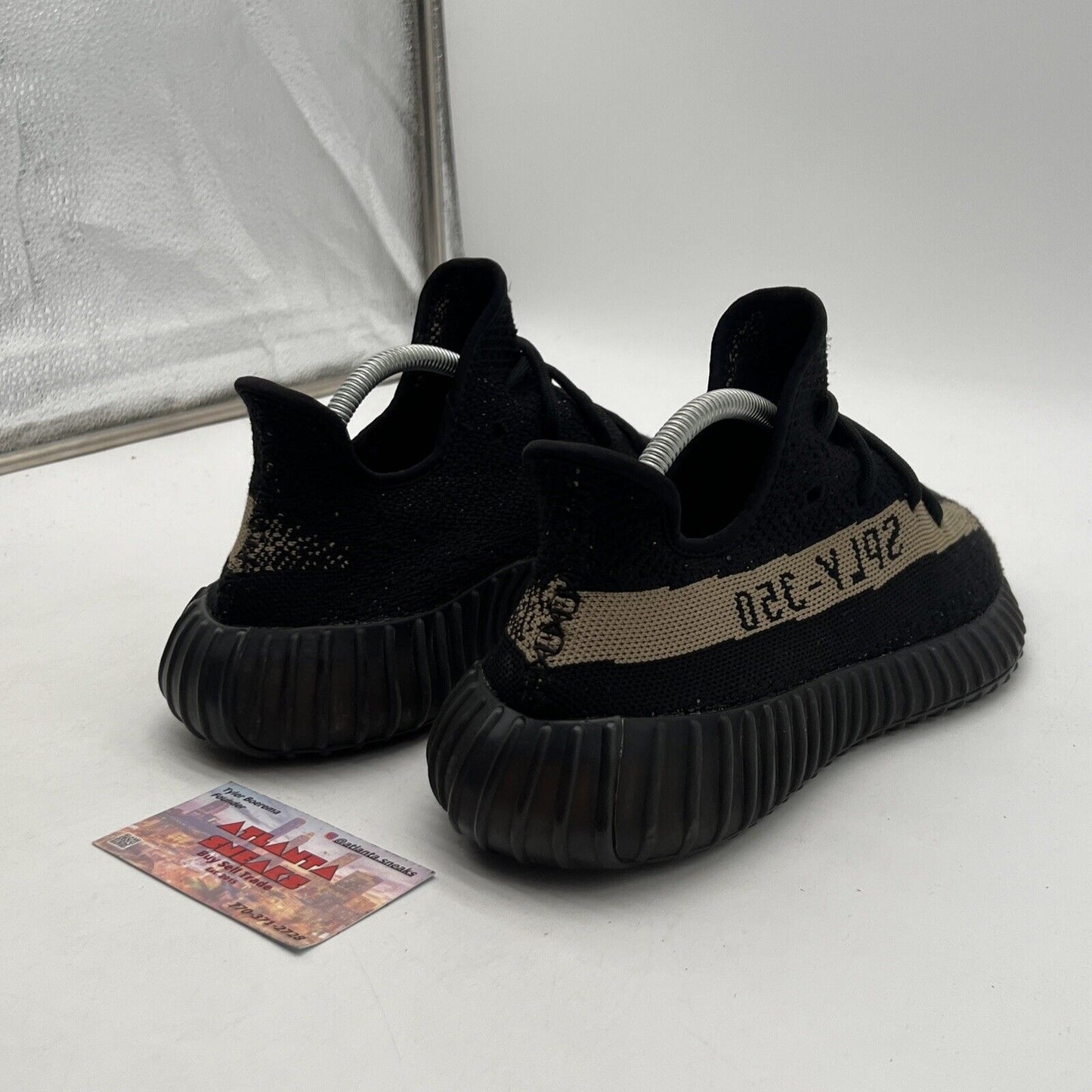 Size 8.5 - adidas Yeezy Boost 350 V2 Green Black (BY9611)