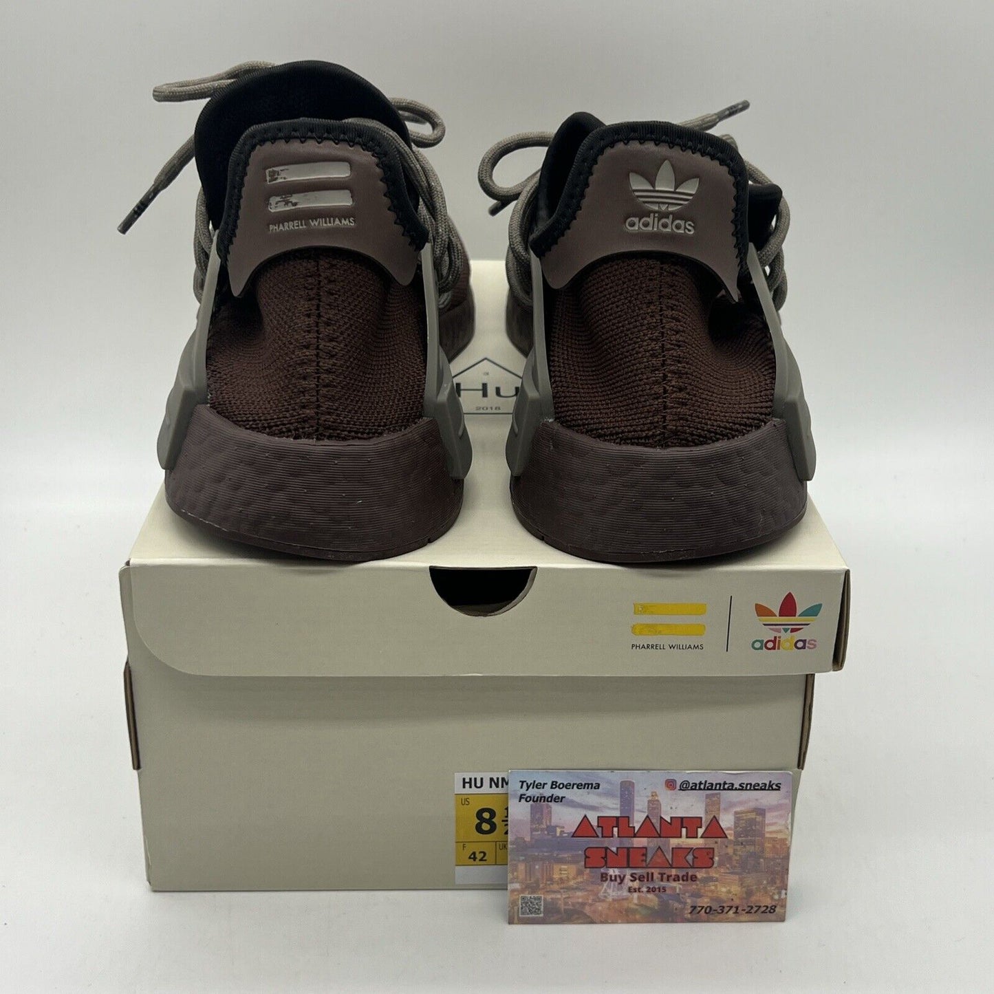 Size 8.5 - adidas Pharrell x NMD Human Race Chocolate Brand New Og All Brown DS