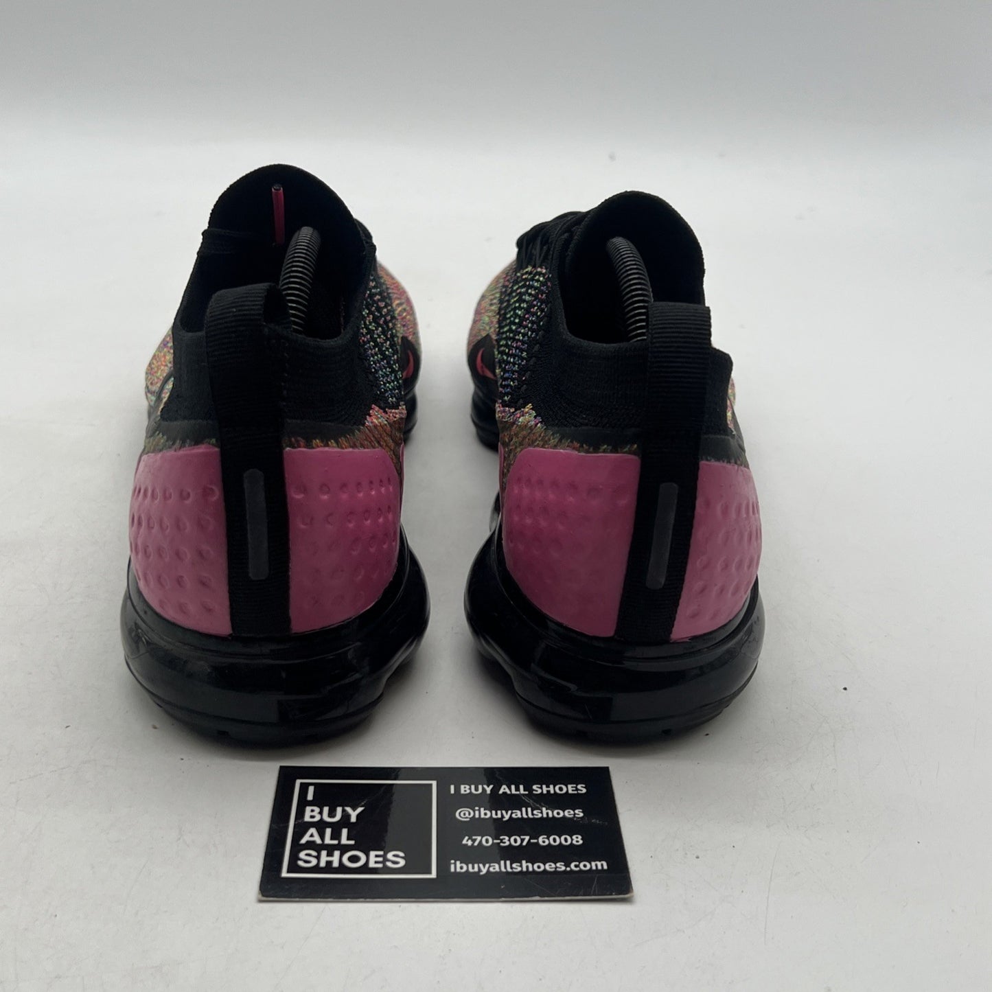 Size 11 - Nike Air VaporMax Flyknit 2 Black Multi-Color (942842-017)