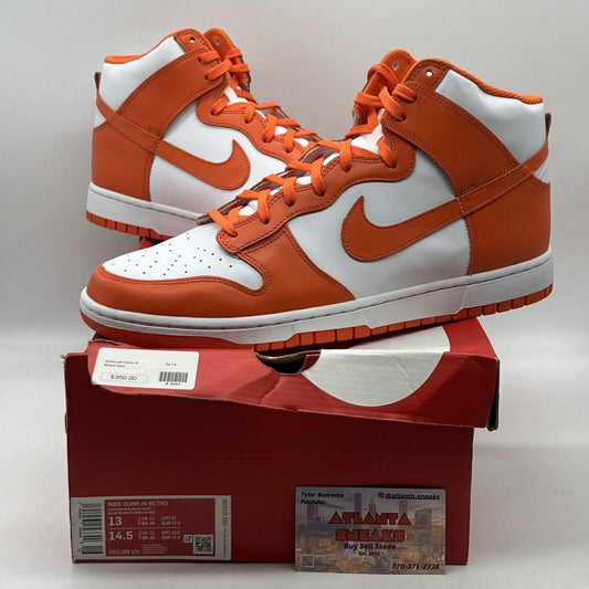 Size 13 - Nike Dunk High SP Syracuse 2021 Brand New Og All