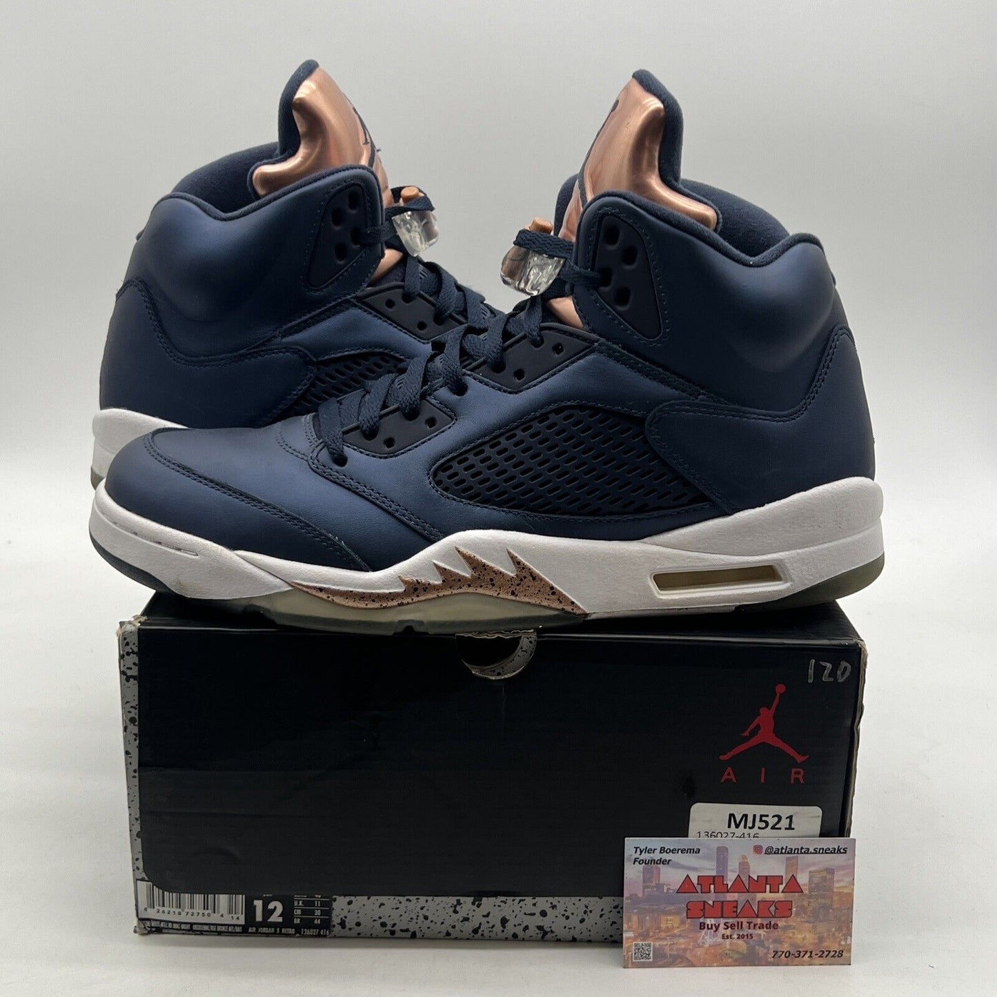 Size 12 - Air Jordan 5 Retro Bronze (146027-416)