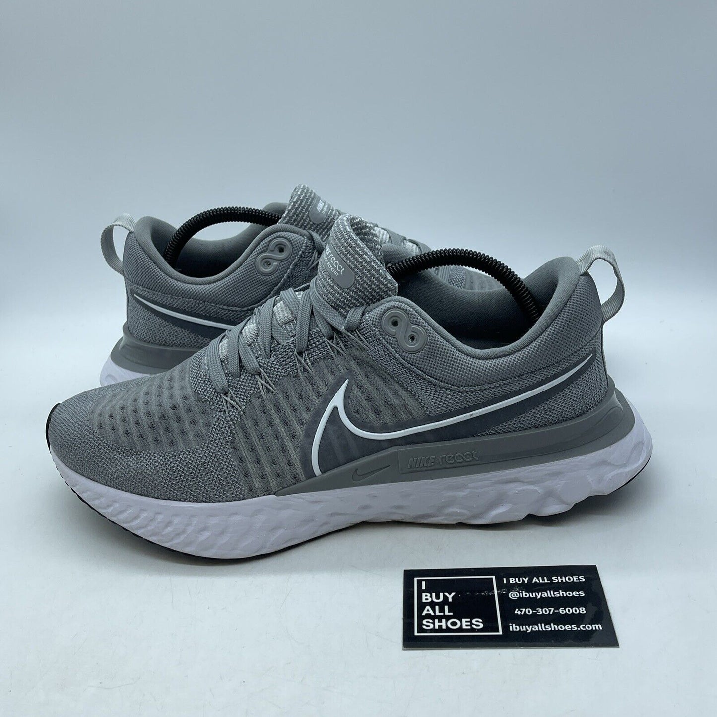 Size 10.5 - Nike React Infinity Run Flyknit 2 Particle Grey White (CT2357-001)