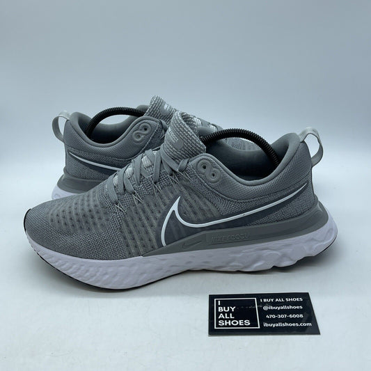 Size 10.5 - Nike React Infinity Run Flyknit 2 Particle Grey White (CT2357-001)