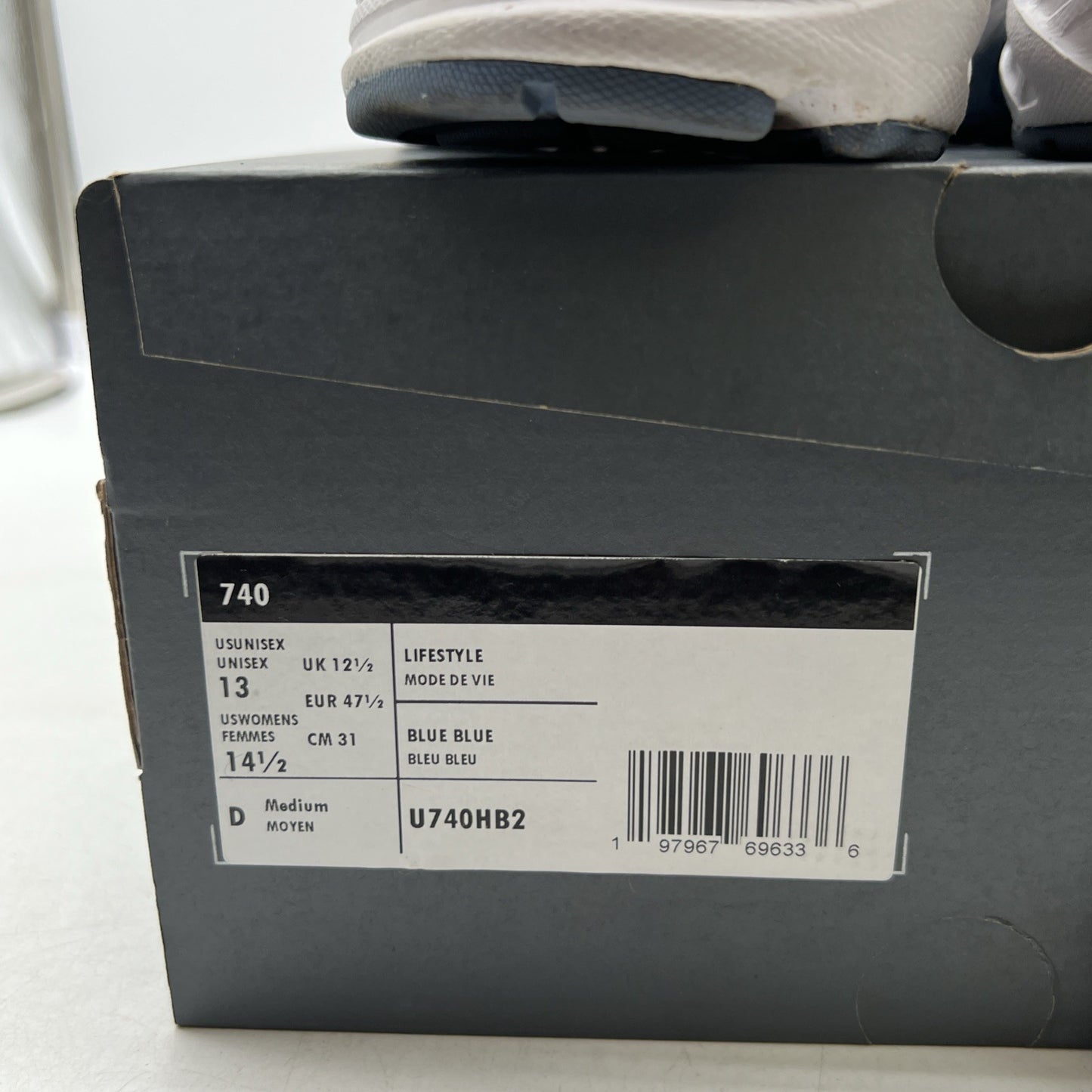 Size 13 - New Balance 740v2 Heron Blue Vintage Indigo (U740HB2)