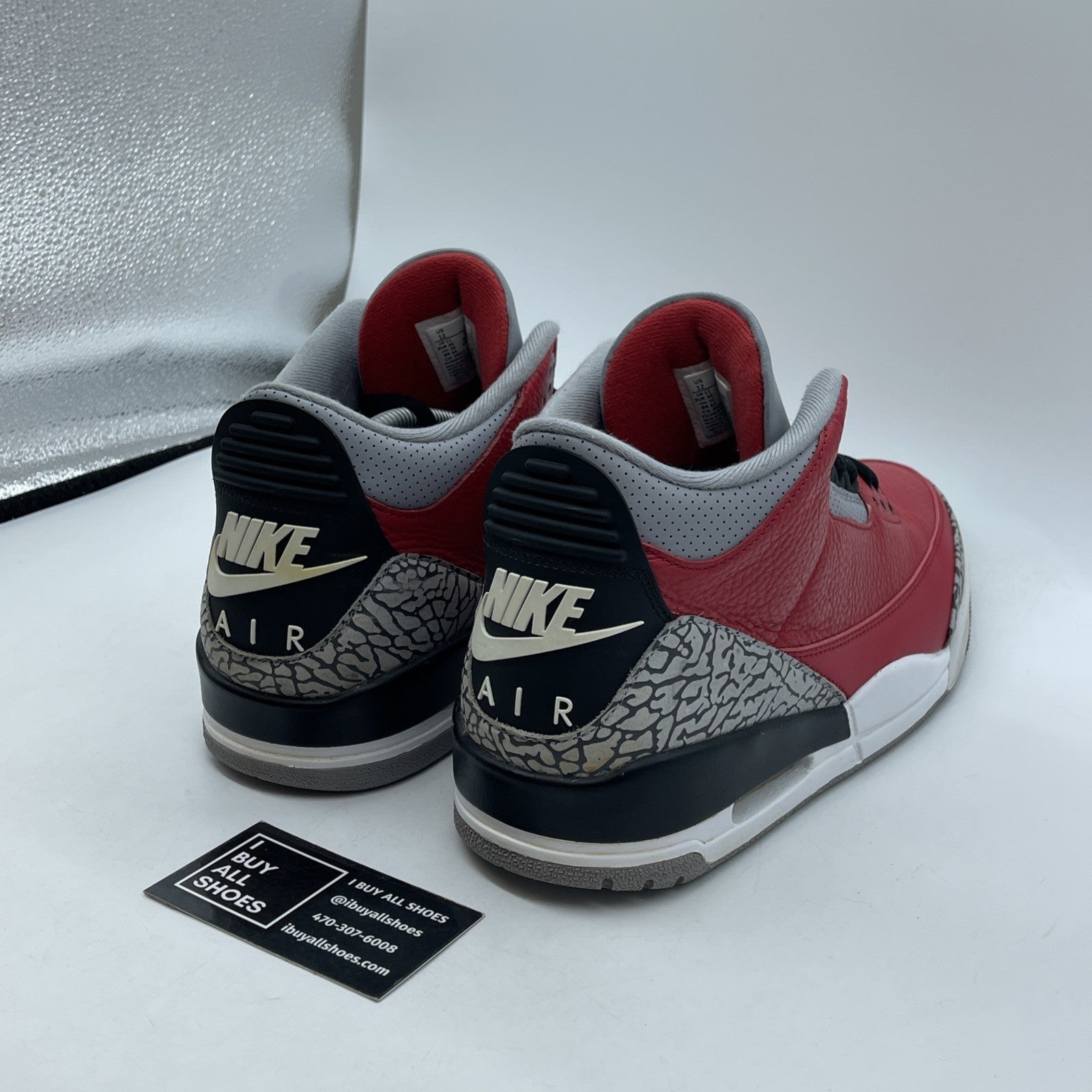 Size 12 - Jordan 3 Retro SE Mid Unite Grey Red Leather Suede (CK5692-600)