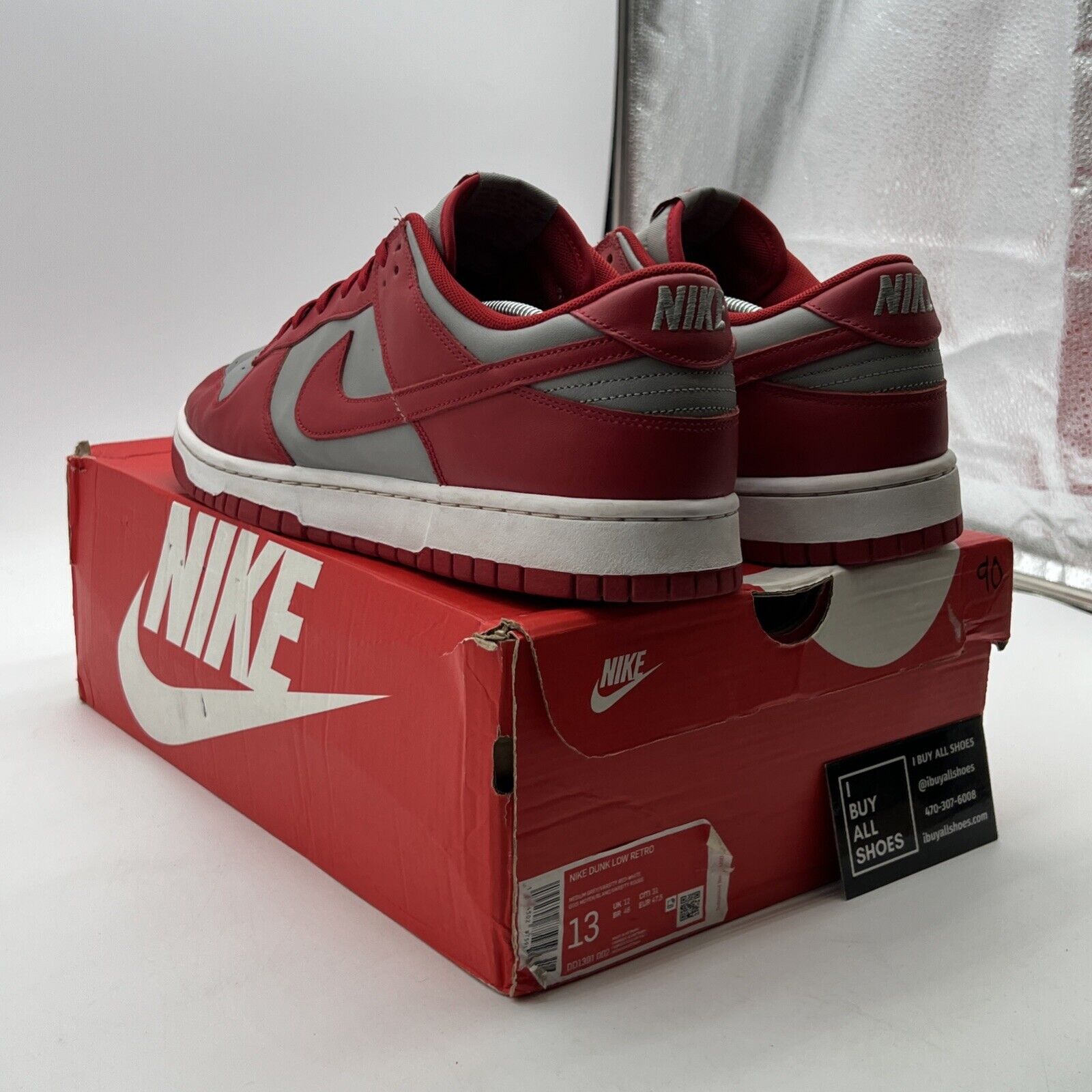 Size 13 - Nike Dunk Low SP UNLV 2021 (DD1391-002)