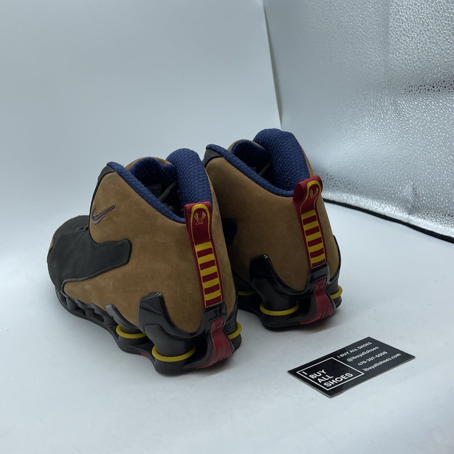 Size 13 - Nike Shox VC 3 Tuskegee Brown Red Suede (310270-221)