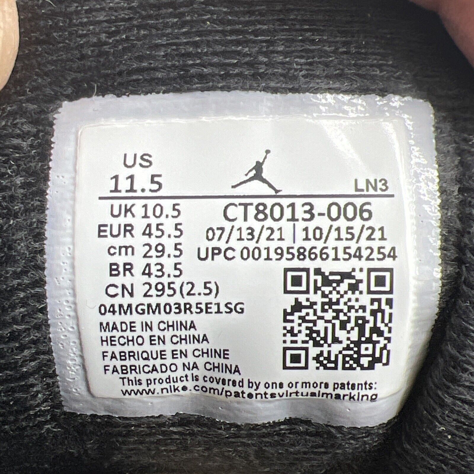 Size 11.5 - Air Jordan 12 Retro Mid Playoff (CT8013-006)