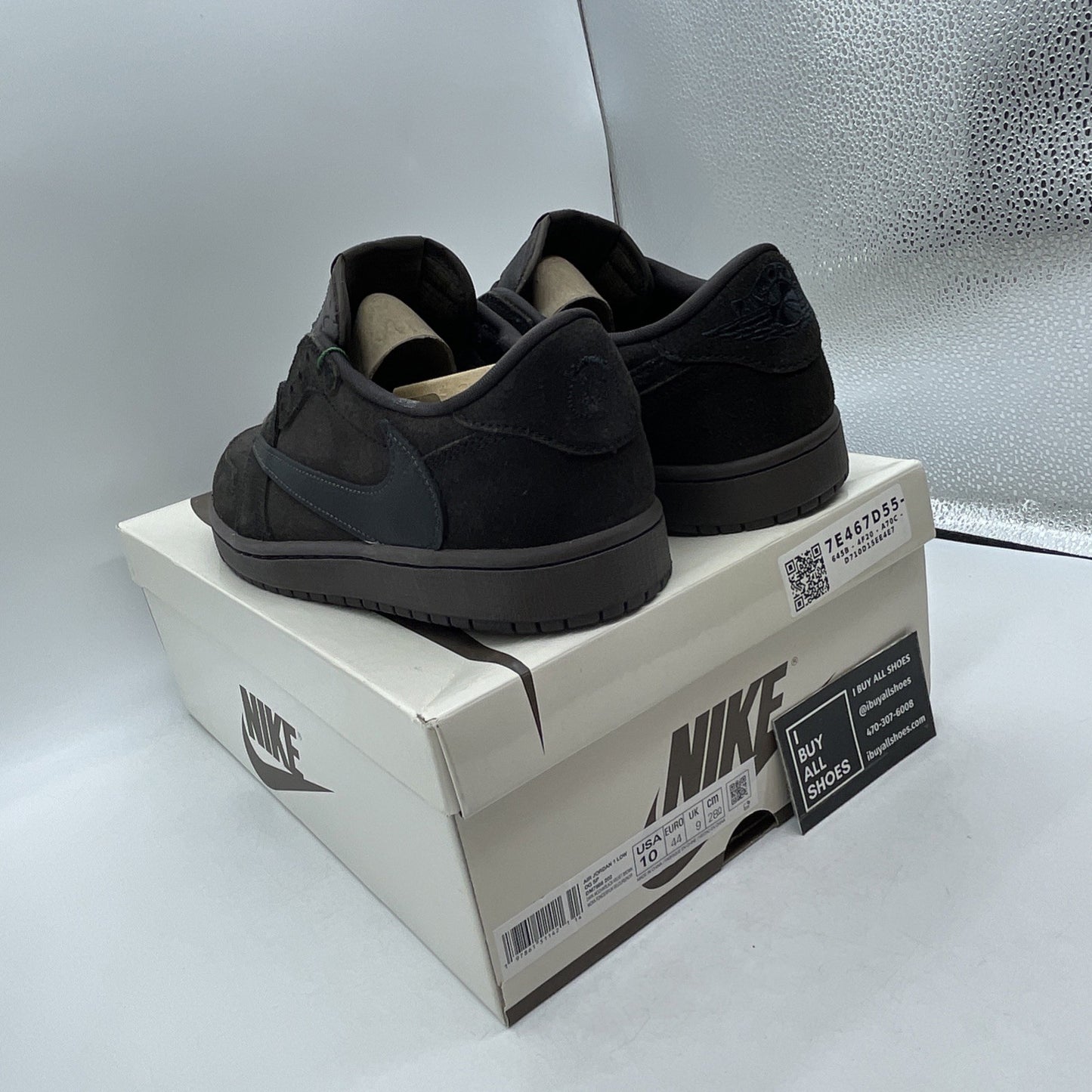 Size 10 - Travis Scott x Air Jordan 1 Retro OG SP Low Velvet Brown (DM7866-202)