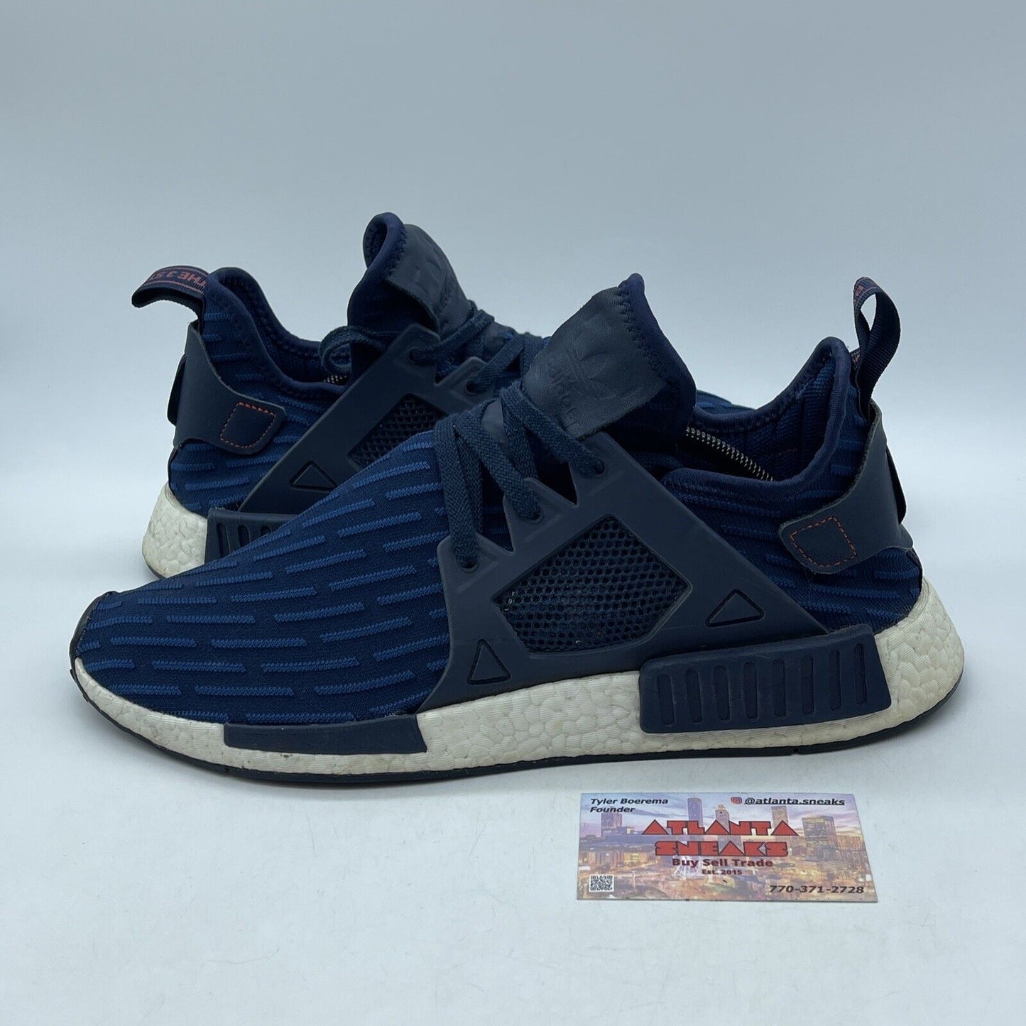 Size 13 - adidas NMD_XR1 PK Collegiate Navy Red White Suede Leather (BA7215)