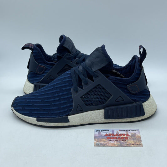 Size 13 - adidas NMD_XR1 PK Collegiate Navy Red White Suede Leather (BA7215)