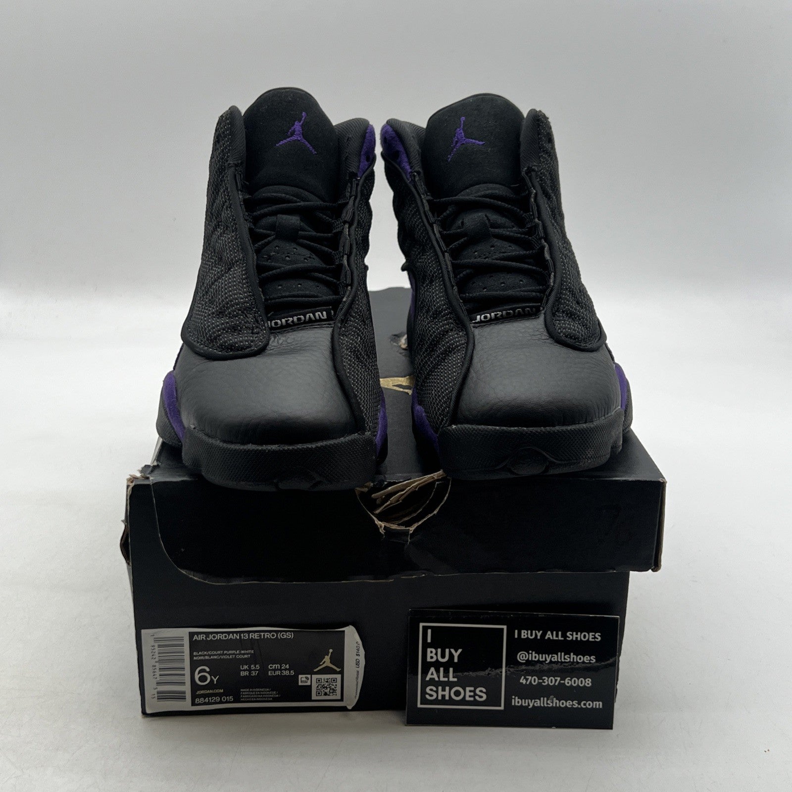 Size 6Y - Air Jordan 13 Retro Mid Court Purple (884129-015)