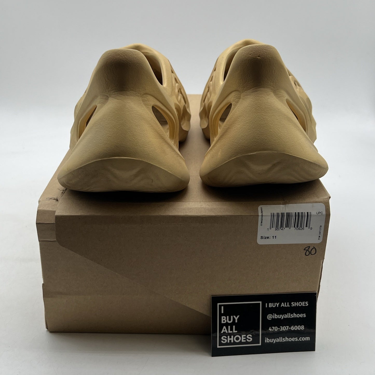 Size 11 - Adidas Yeezy Foam Runner Desert Sand Rnnr (GV6843)