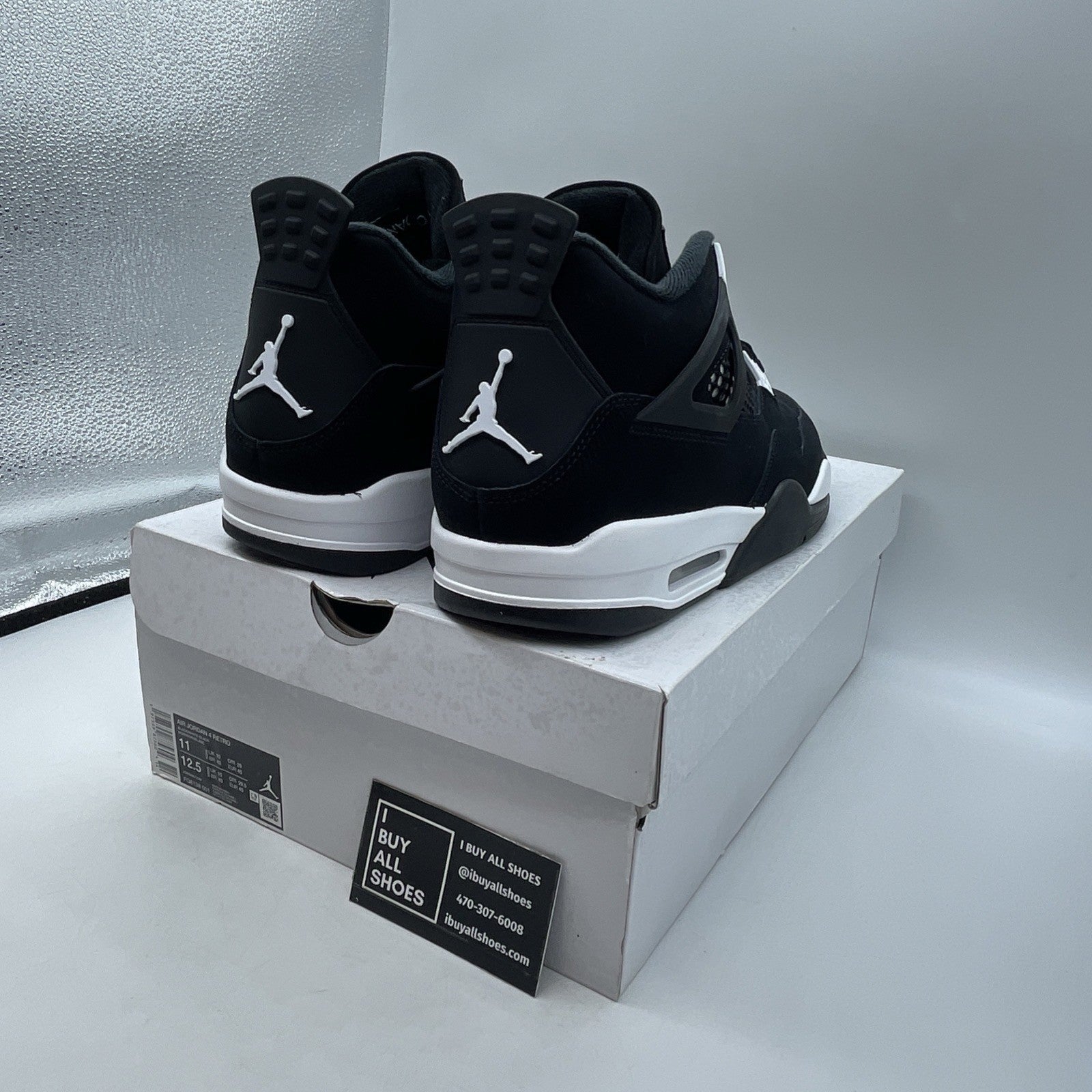 Size 11 - Air Jordan 4 Retro White Thunder (FQ8138-001)