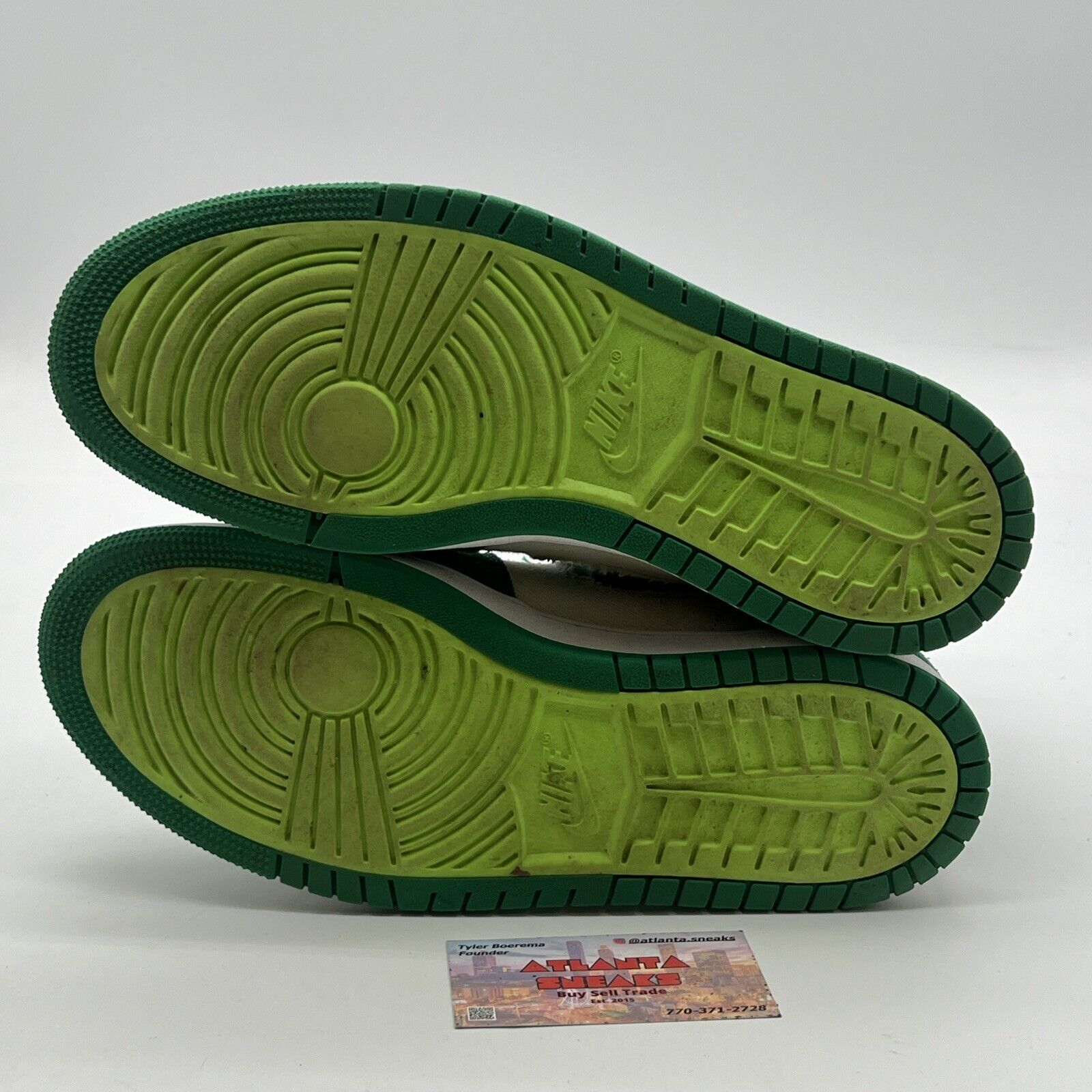Size 9 - Air Jordan 1 Retro High Zoom Air Green (CT0978-300)