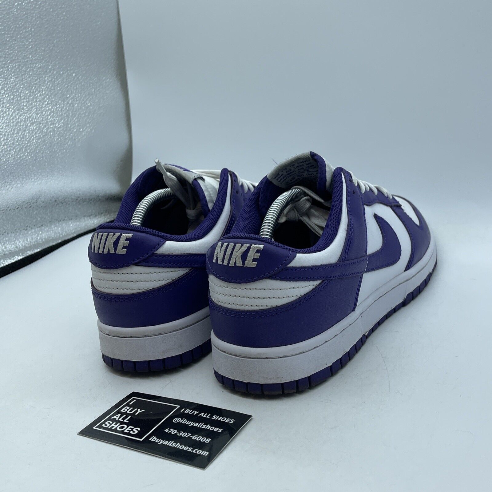 Size 10.5 - Nike Dunk Low Retro Court Purple 2.0 White Leather Suede DD1391-104