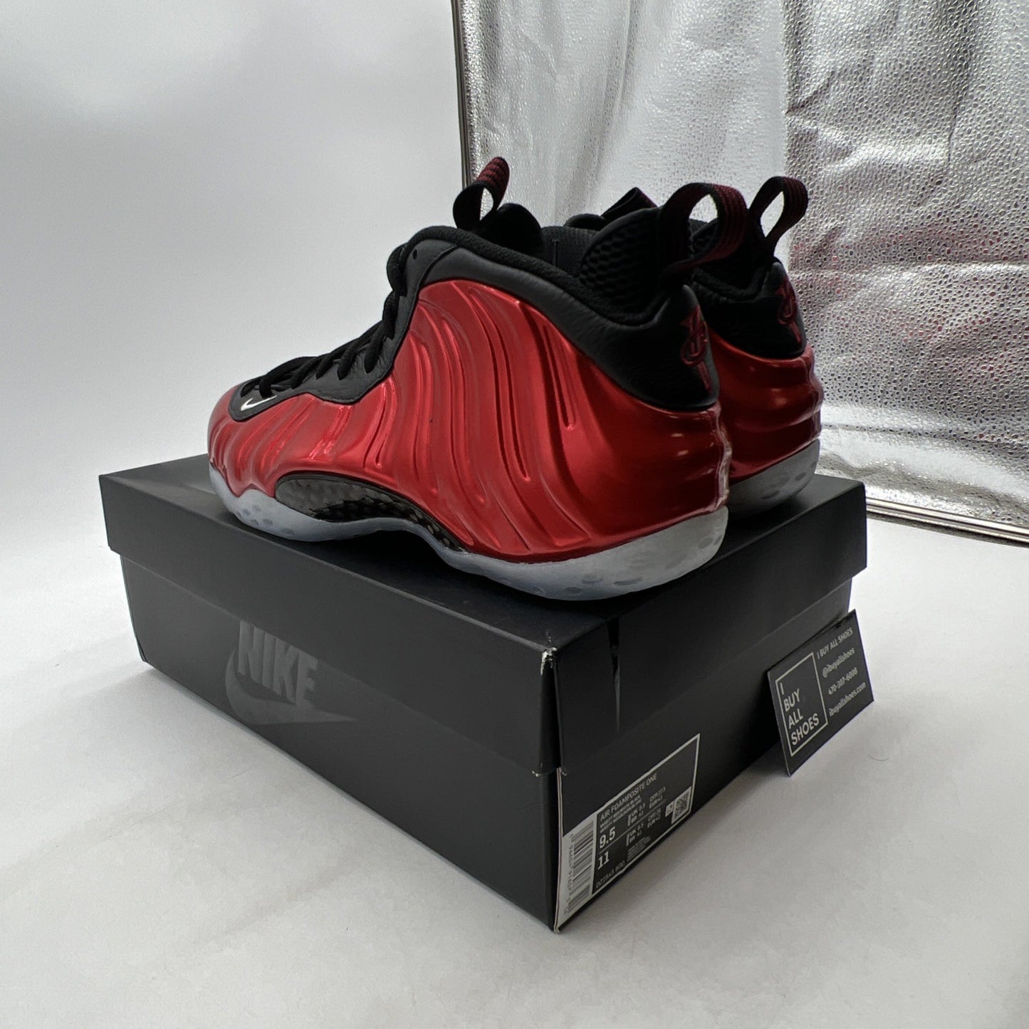Size 9.5 - Nike Air Foamposite One 2023 Metallic Red (DZ2545-600)