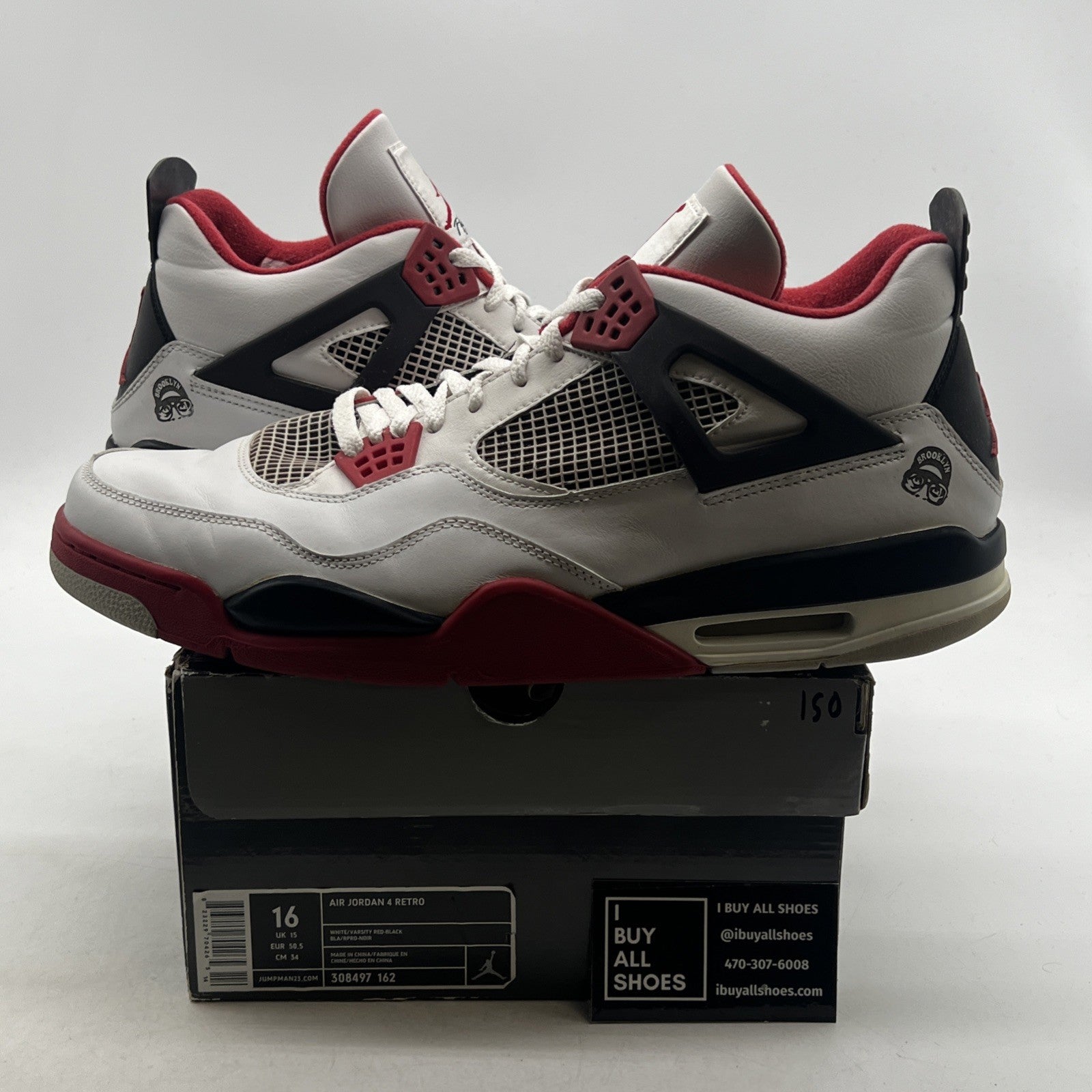 Size 16 - Air Jordan 4 Retro Mars Blackmon (308497-162)