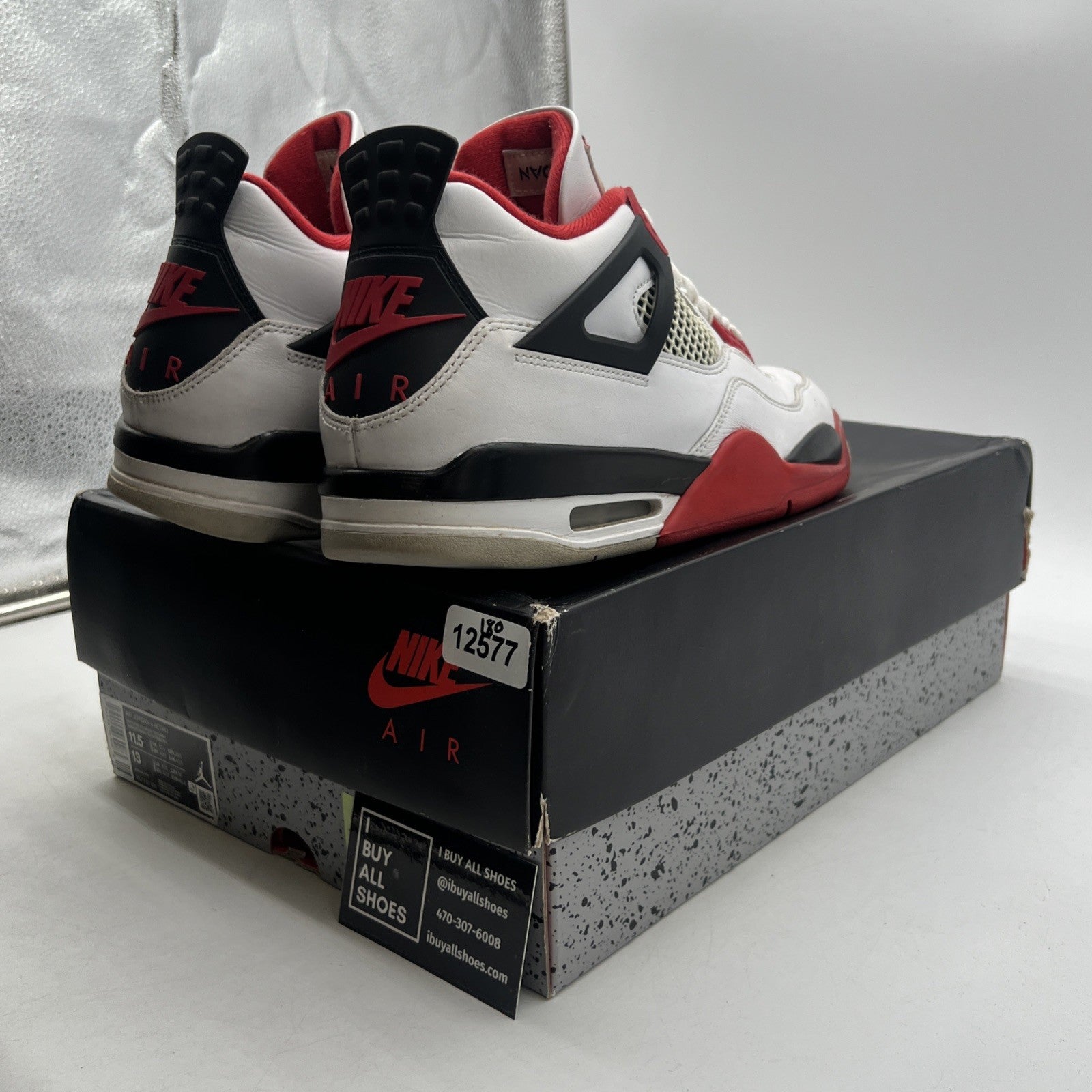 Size 11.5 - Air Jordan 4 Retro OG Mid Fire Red (DC7770-160)